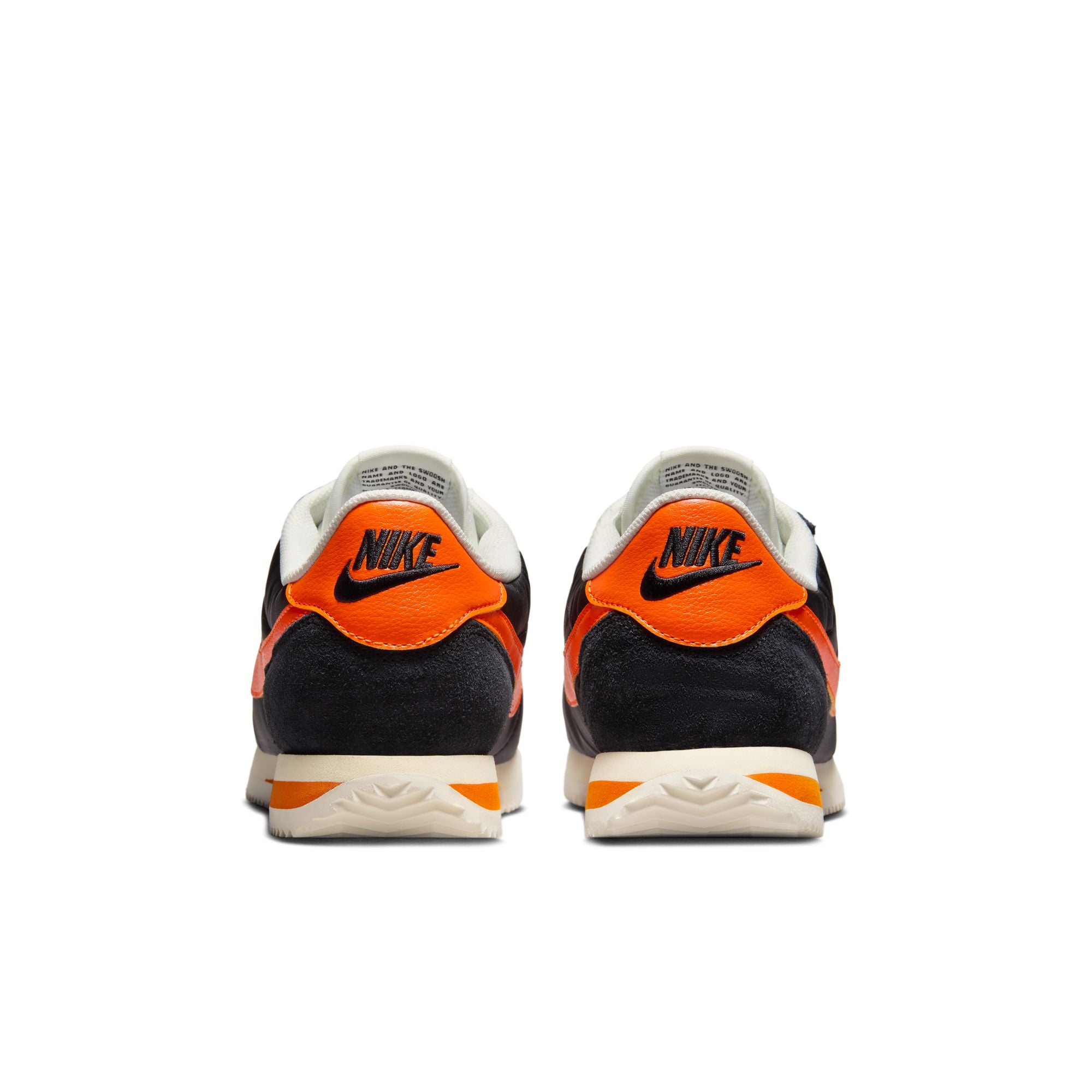 MENS NIKE CORTEZ TXT (BLACK/SAFETY ORANGE/SAIL/MUSLIN)