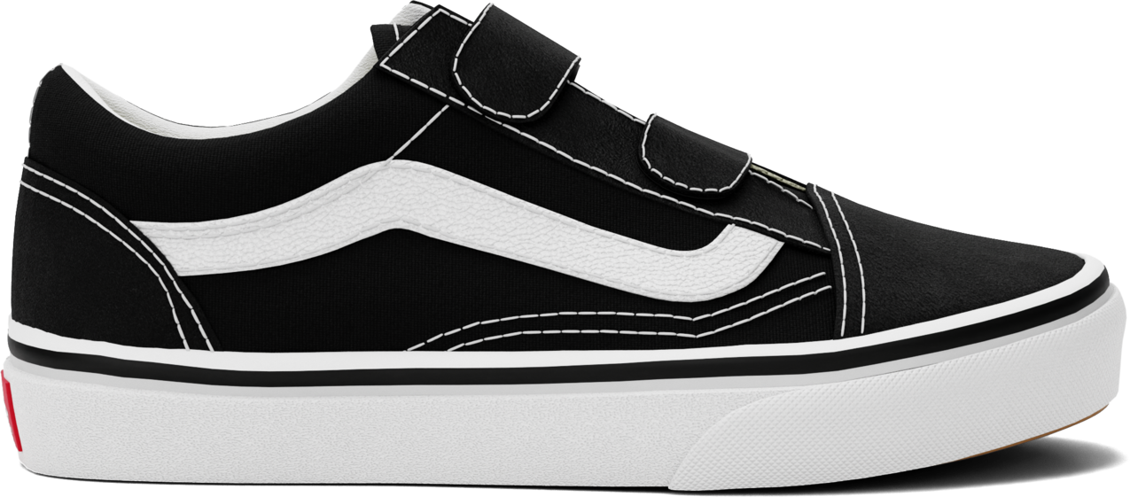 Kids OLD SKOOL V (Black/True White)