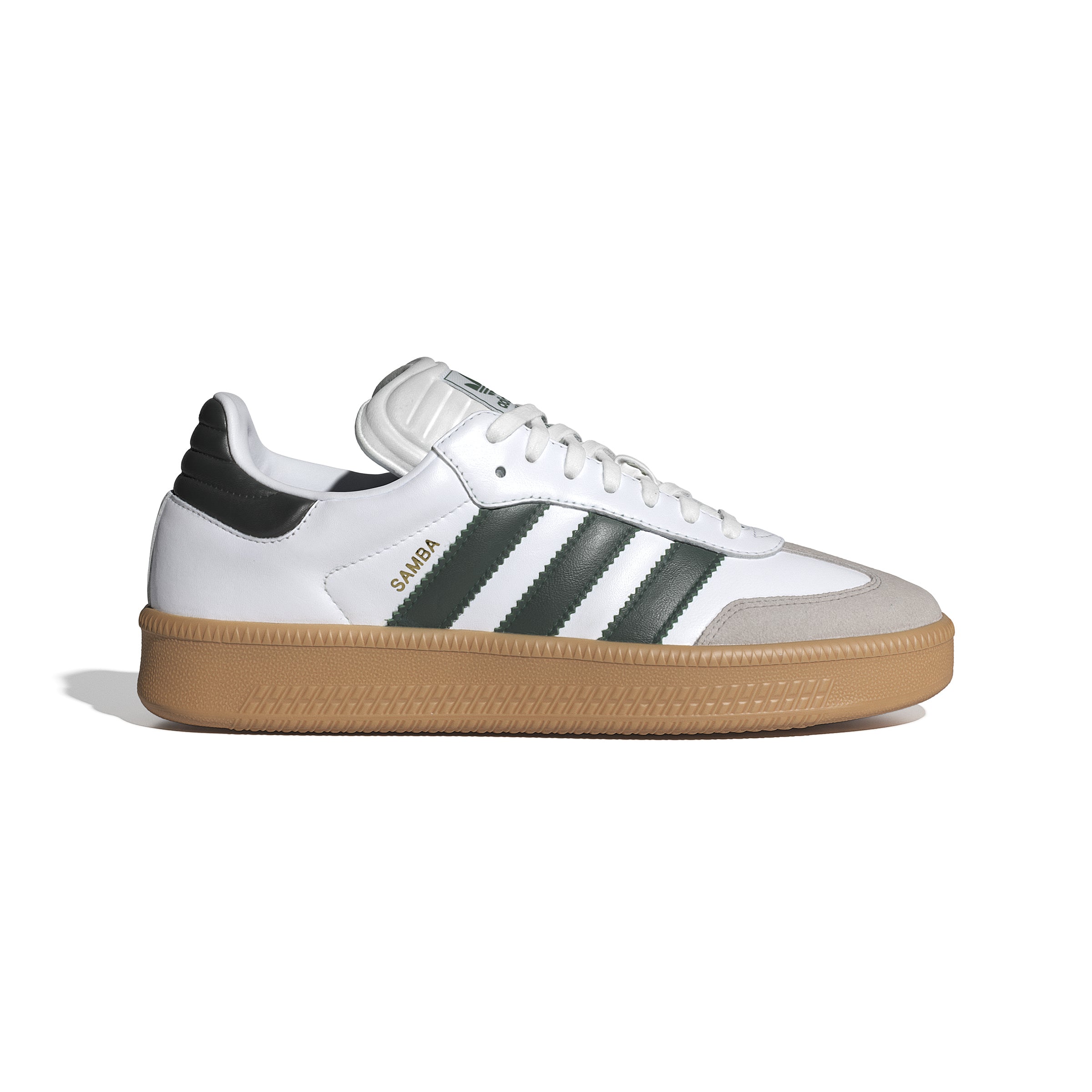 MENS ADIDAS SAMBA XLG (Cloud White / Collegiate Green / Pantone)