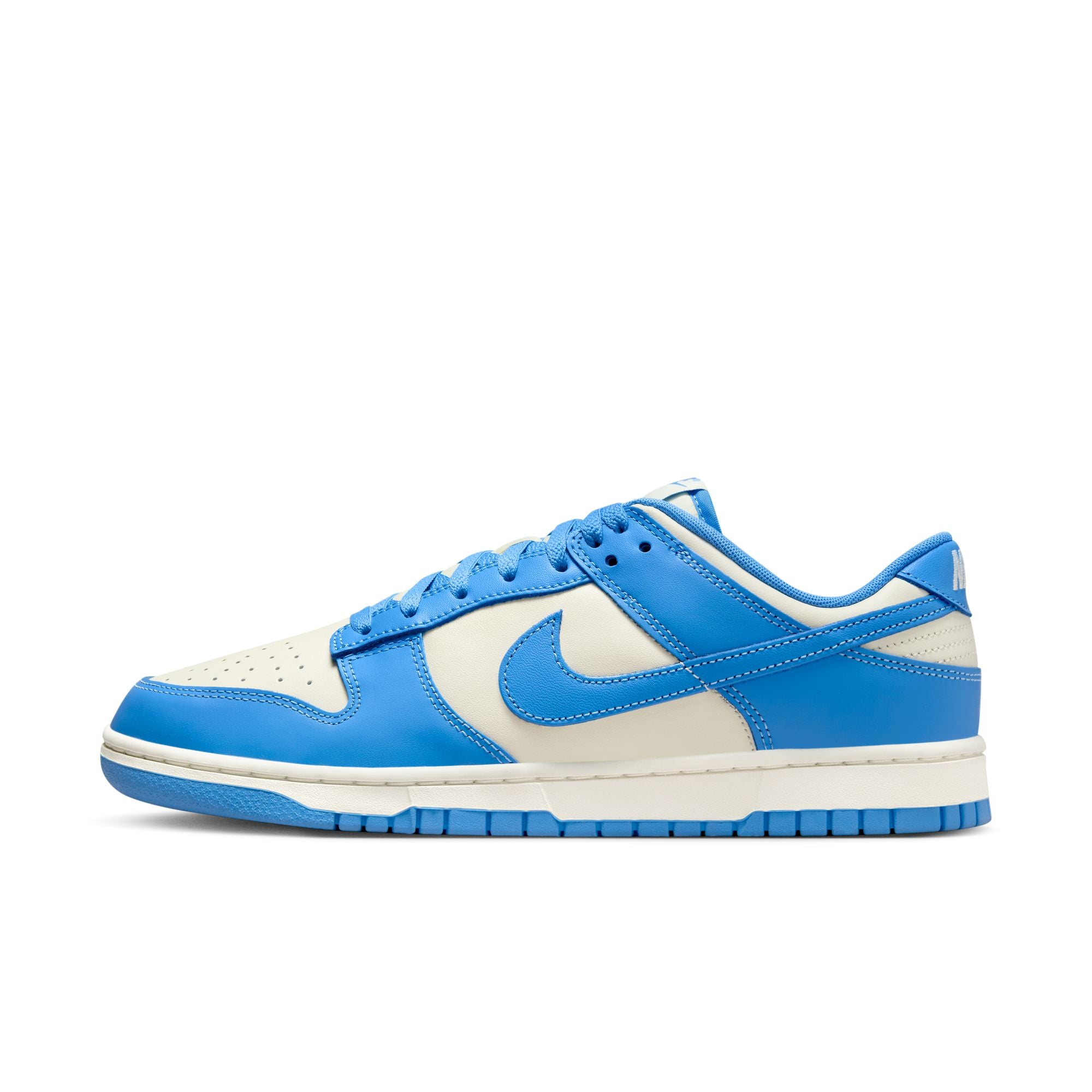 MENS NIKE DUNK LOW RETRO (COCONUT MILK/UNIVERSITY BLUE)