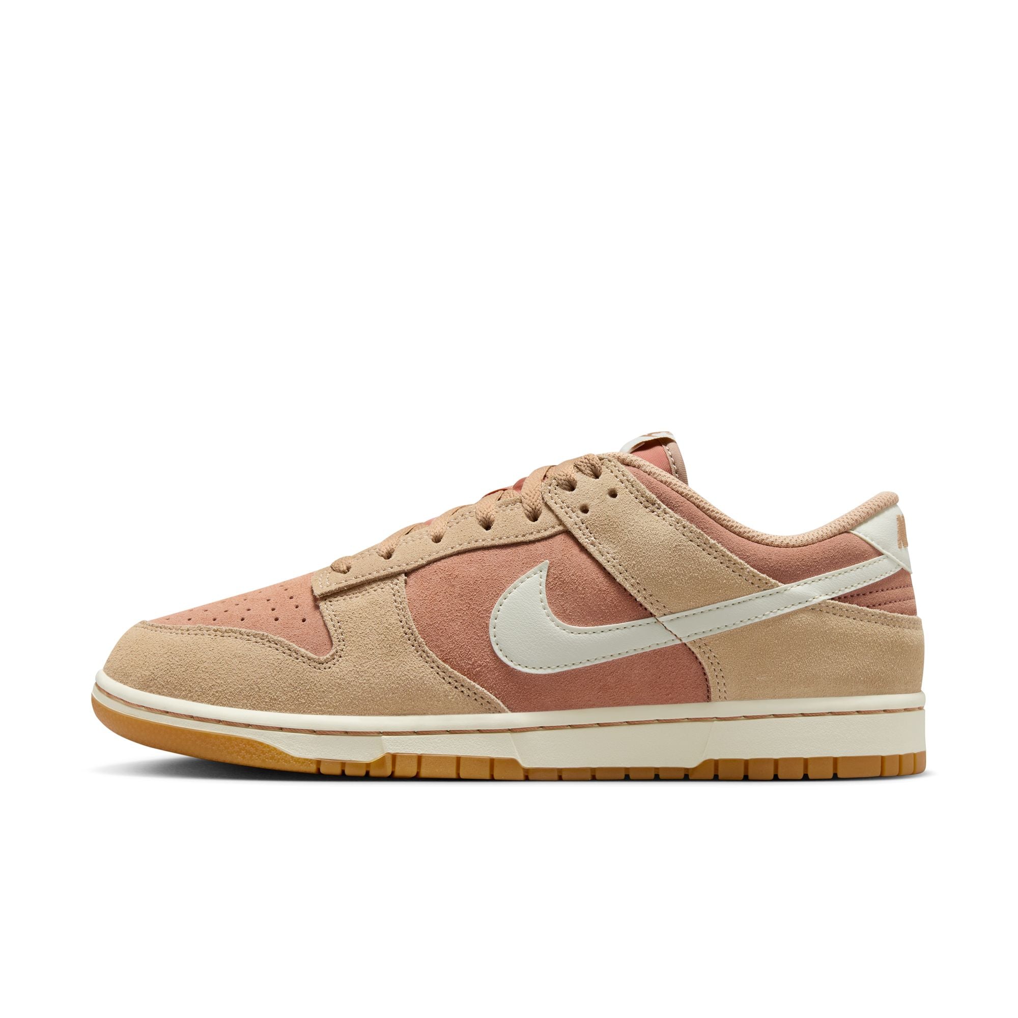 MENS NIKE DUNK LOW RETRO SE (HEMP/PALE IVORY/TERRA BLUSH)