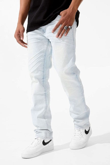 MENS JORDAN CRAIG COLLINS FIT ASHBURN DENIM (ICED WHITE)