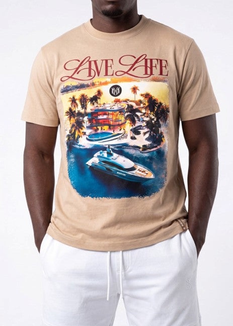 MENS MAKOBI GIOVANNI SHIRT (KHAKI)