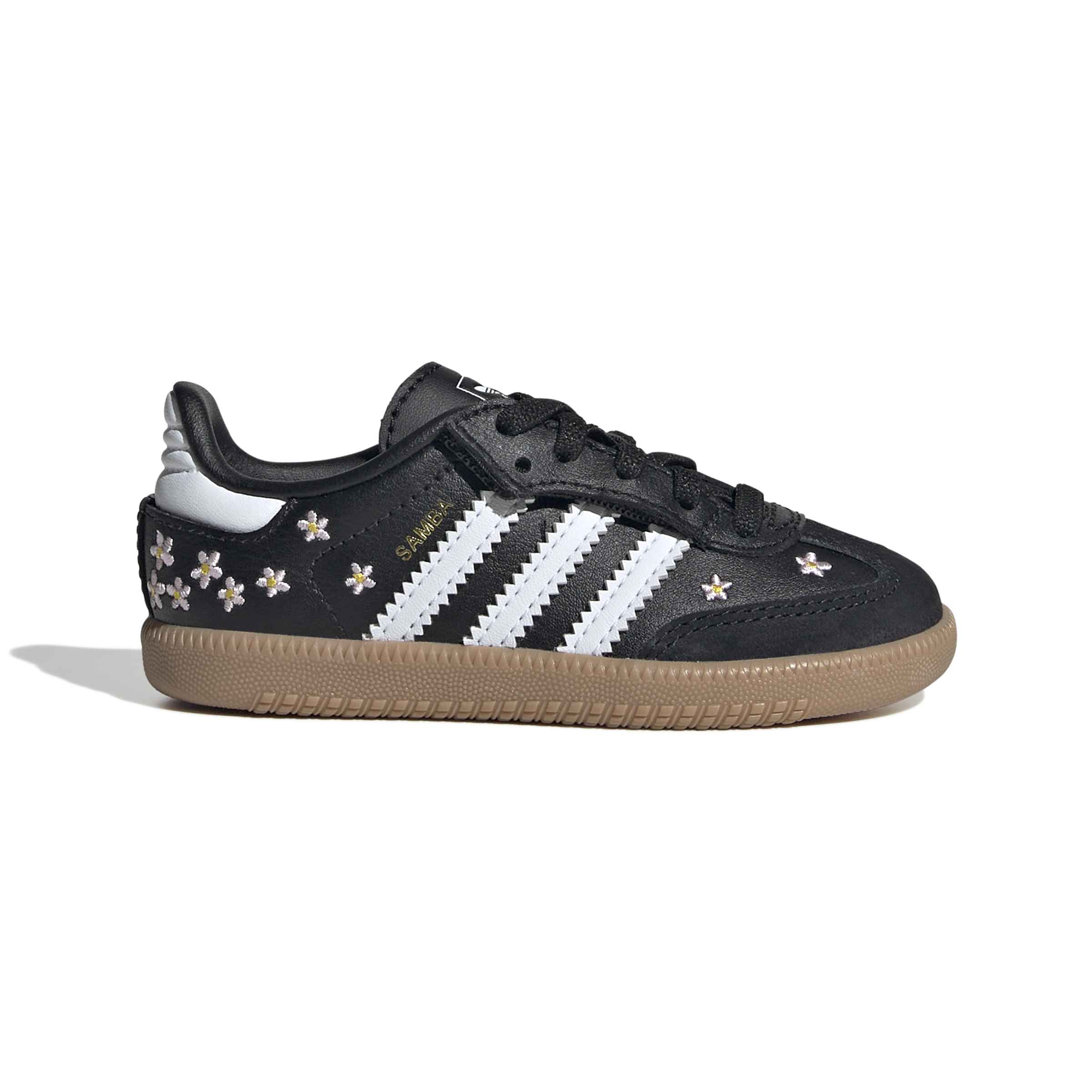 KIDS ADIDAS SAMBA OG COMFORT CLOSURE ELASTIC LACE I (BLACK)
