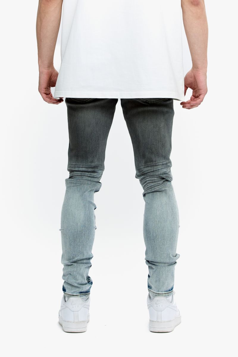 MENS VALABASAS "MR.FLEX" JEAN (BLACK/BLUE)