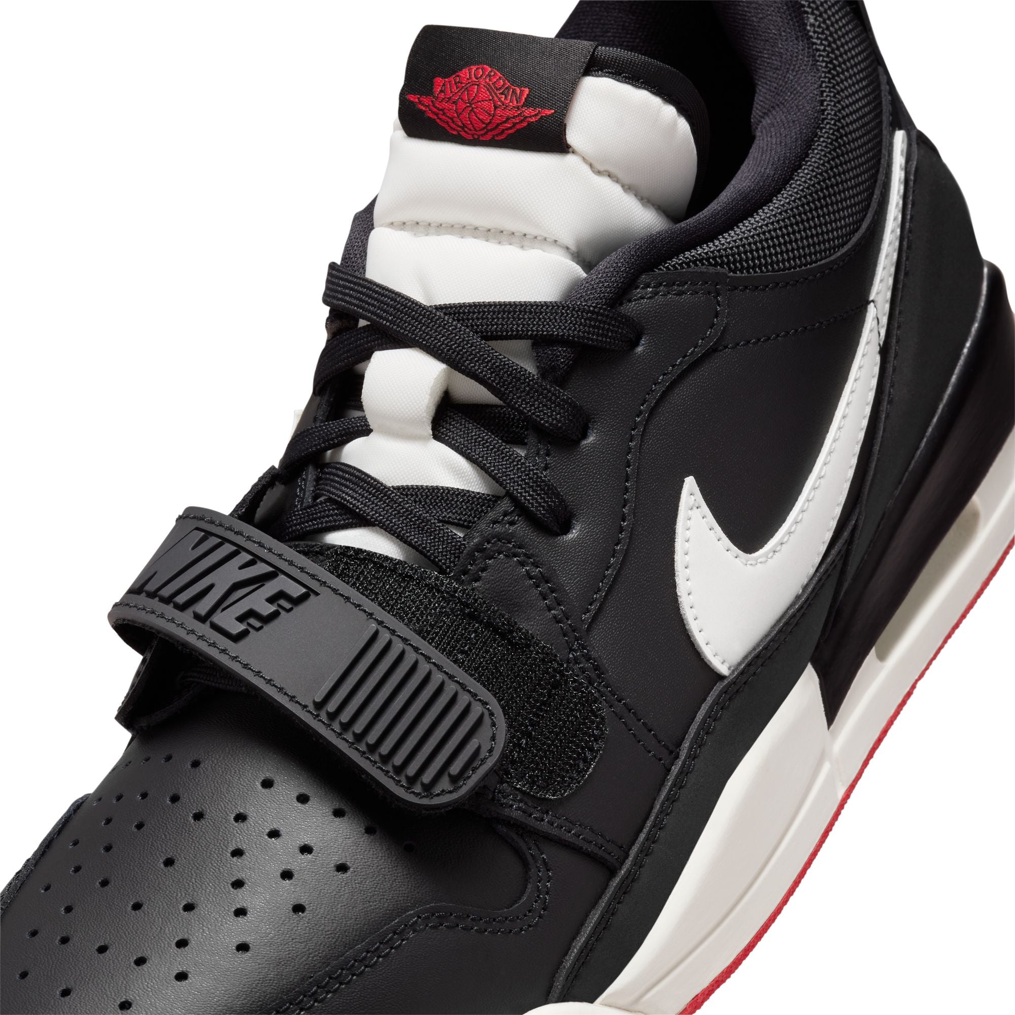 MENS AIR JORDAN LEGACY 312 LOW (BLACK/SAIL/UNIVERSITY RED)