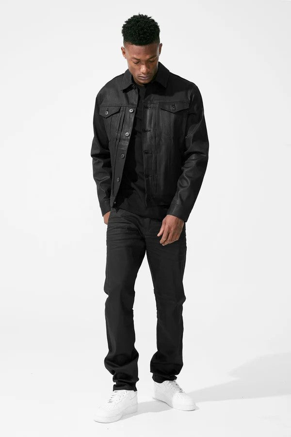 MENS JORDAN CRAIG COLLINS FIT SMOOTH CRIMINAL DENIM (JET BLACK)