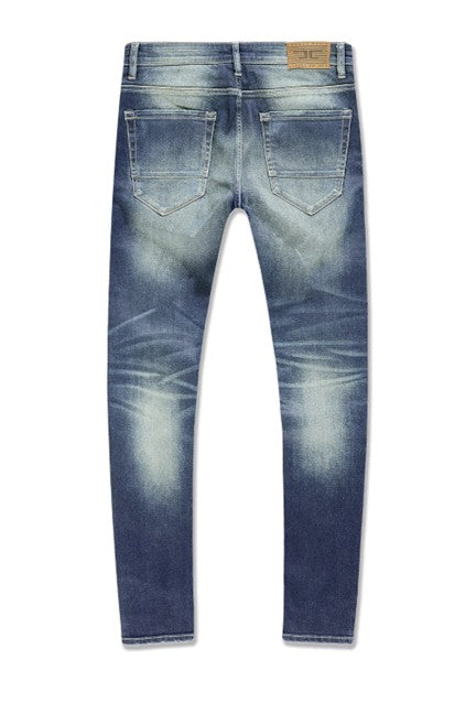 MENS JORDAN CRAIG SEAN FIT KEVLAR DENIM (CLEAR COATED BLUE)