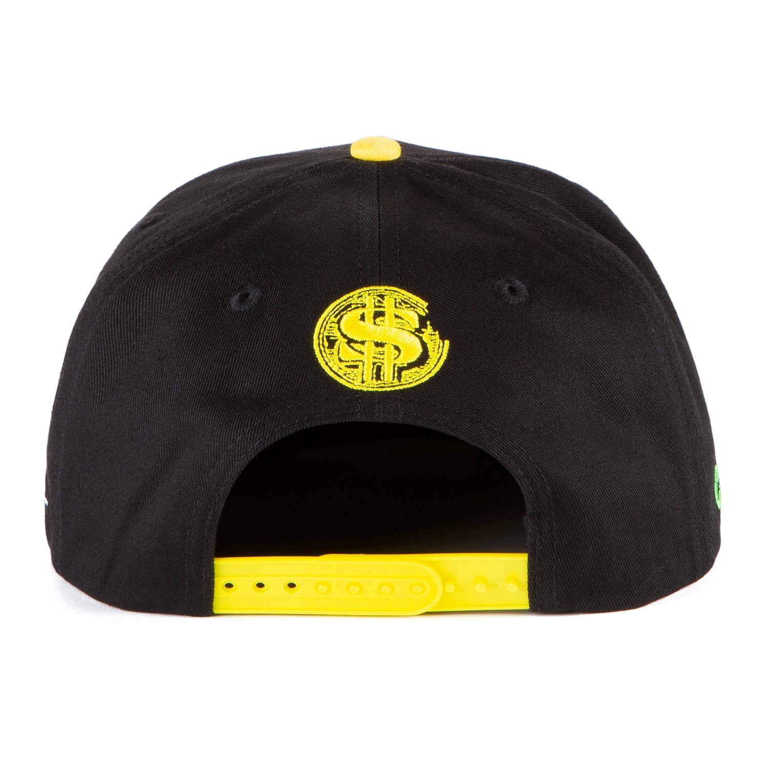 COOKIES $ IN THE GHETTO 2-TONE SNAPBACK CAP (BLACK/YELLOW)