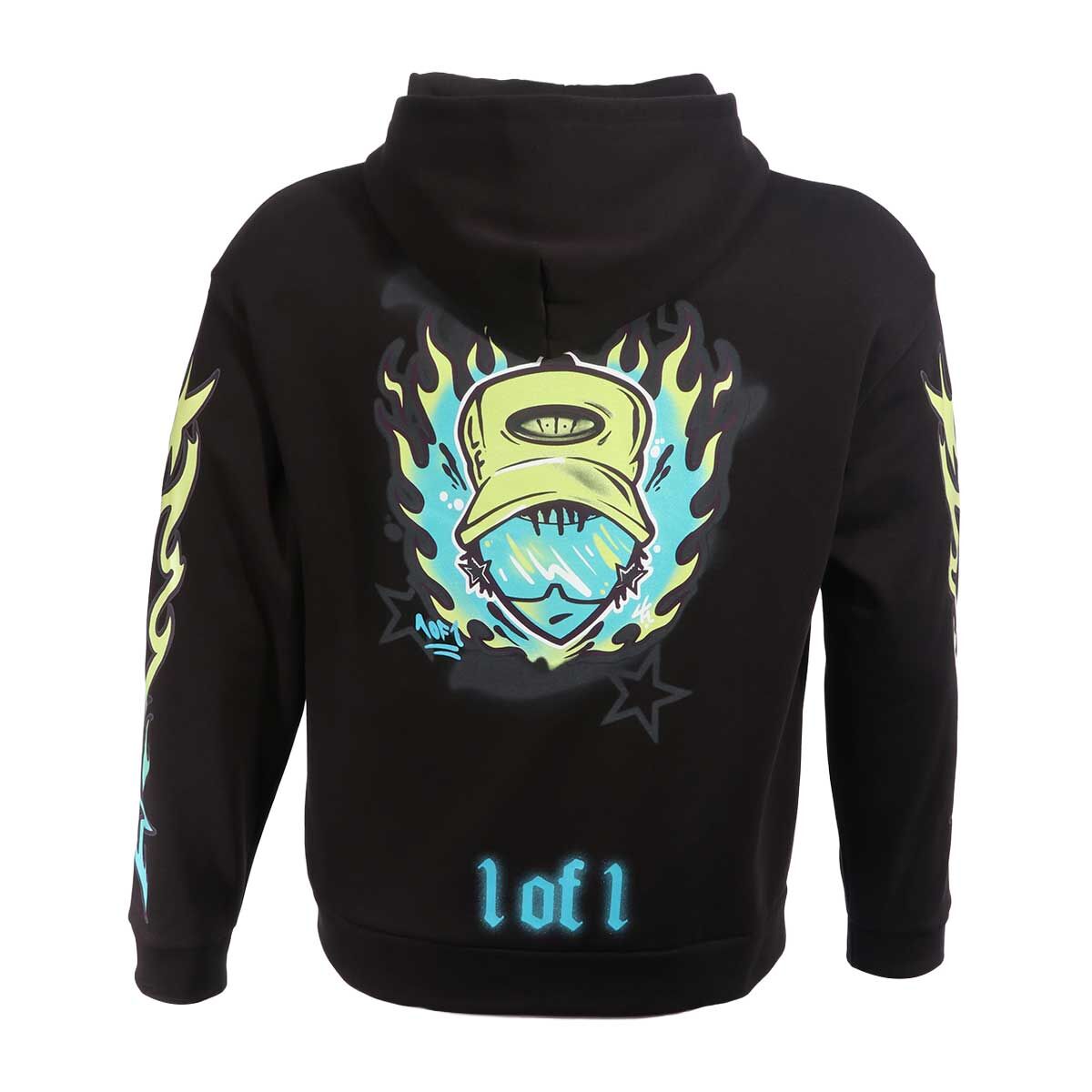 MENS PUMA X LAFRANCE REFLECTIONS HOODIE (BLACK)