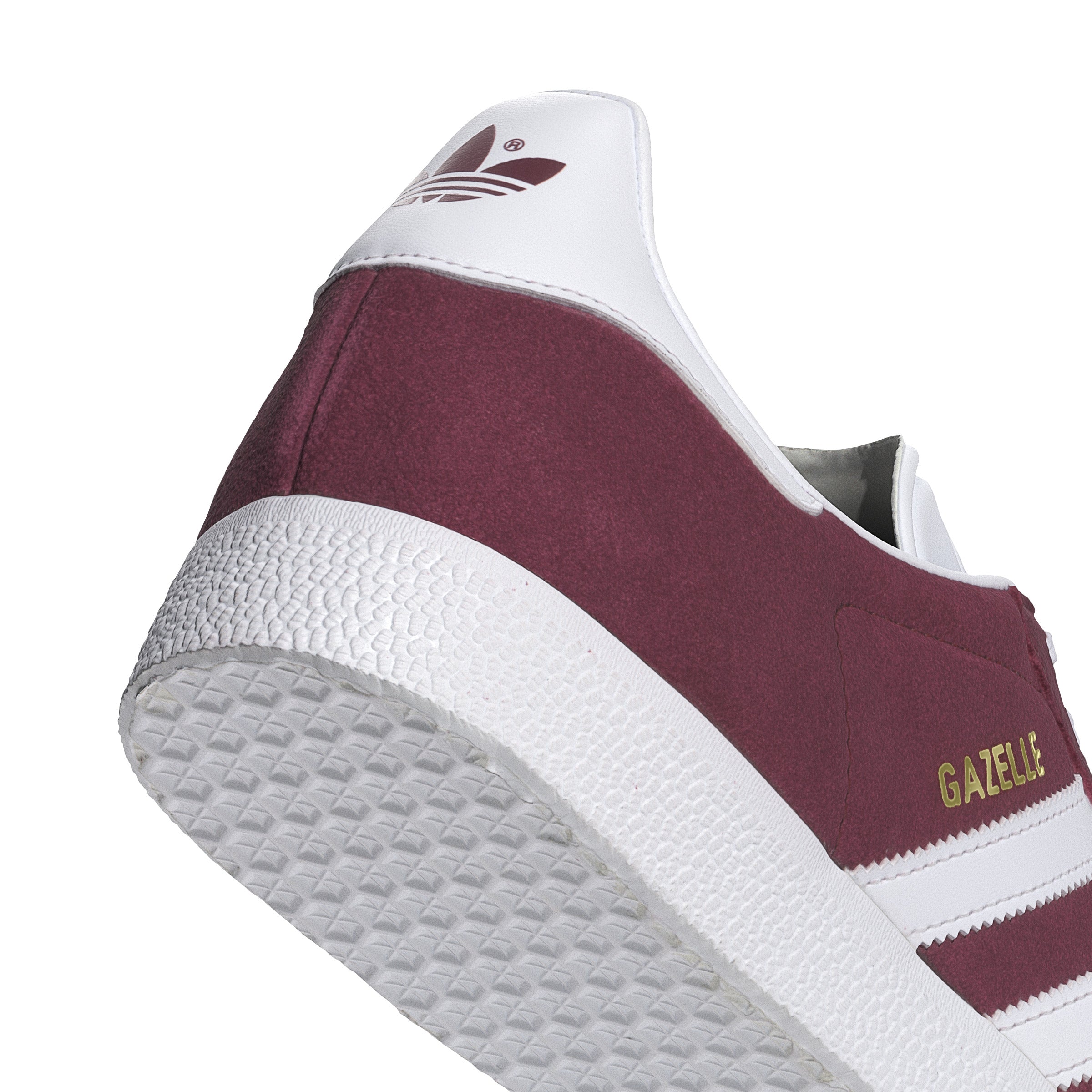 Men's ADIDAS GAZELLE (Collegiate Burgundy / Cloud White / Gold Metallic)