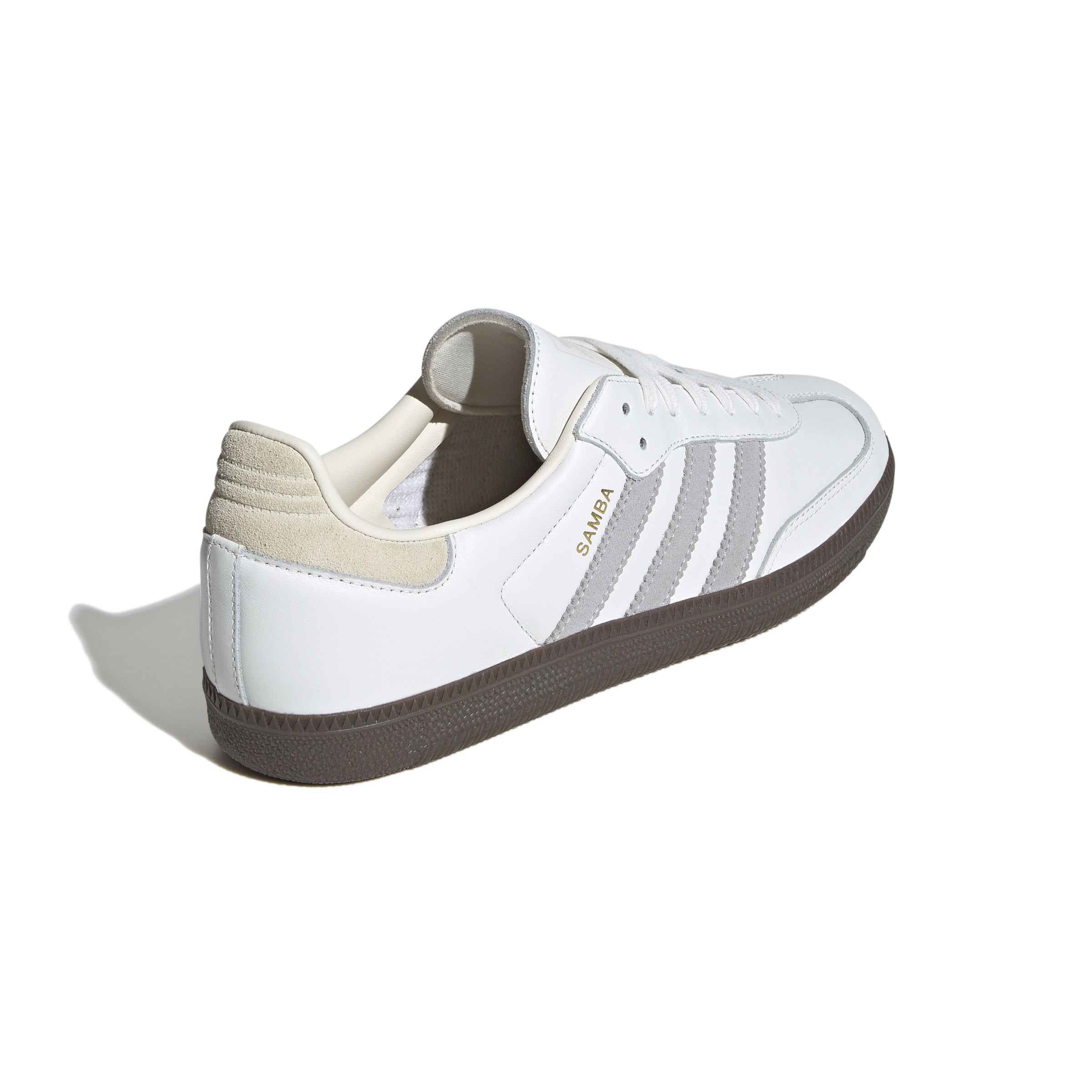 MENS ADIDAS SAMBA OG (CORE WHITE / GREY TWO / CREAM WHITE)