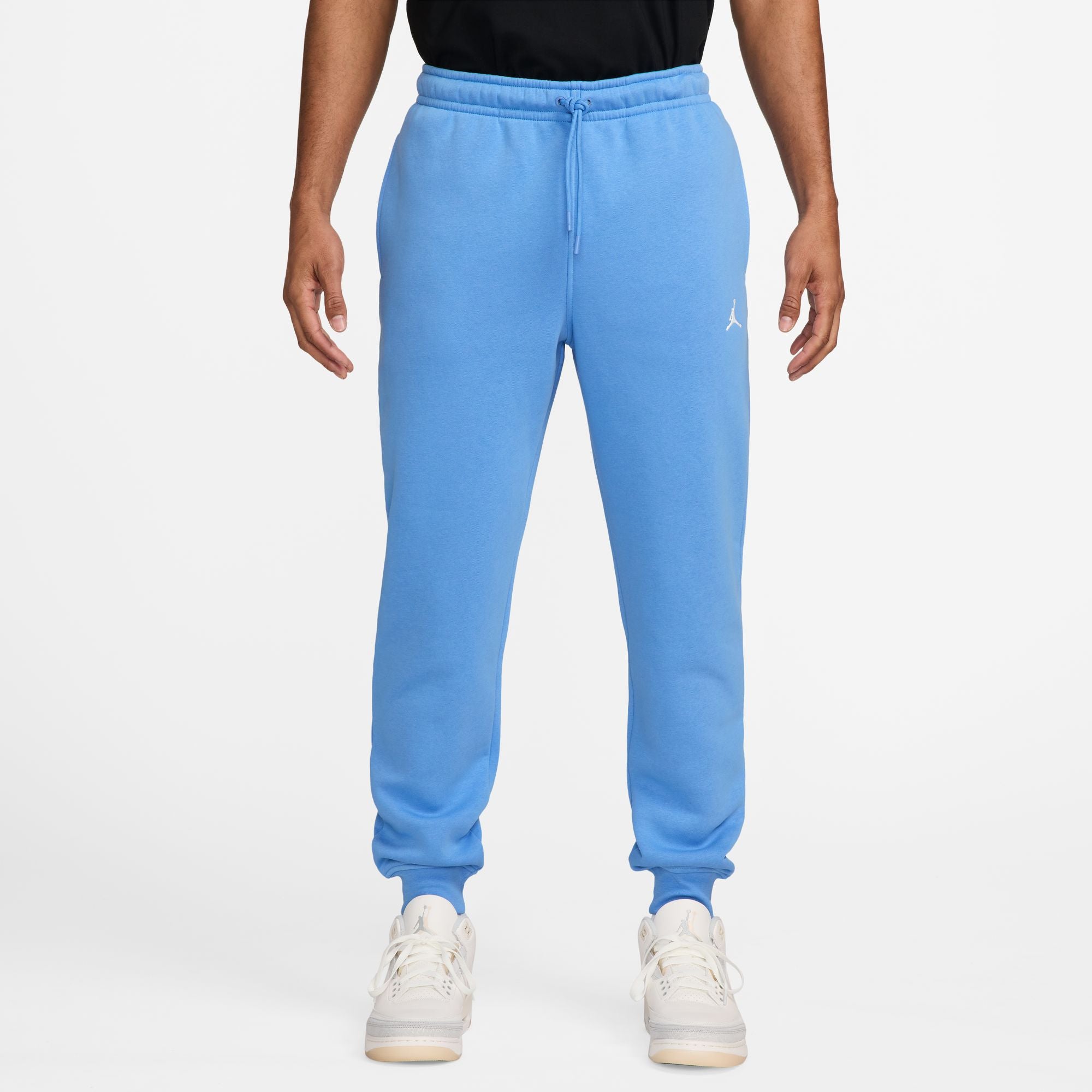 JORDAN BROOKLYN FLEECE PANT (LEGEND BLUE/WHITE)