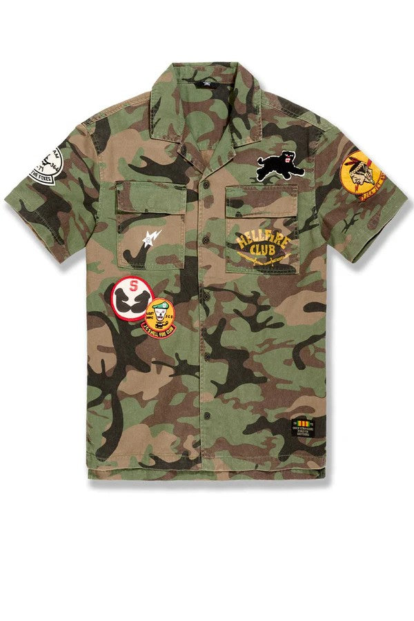 MENS JORDAN CRAIG WAR ANGEL WORK SHIRT (VINTAGE CAMO)