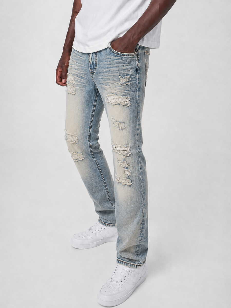 MENS WAIMEA SLIM FIT JEAN (BLUE WASH)