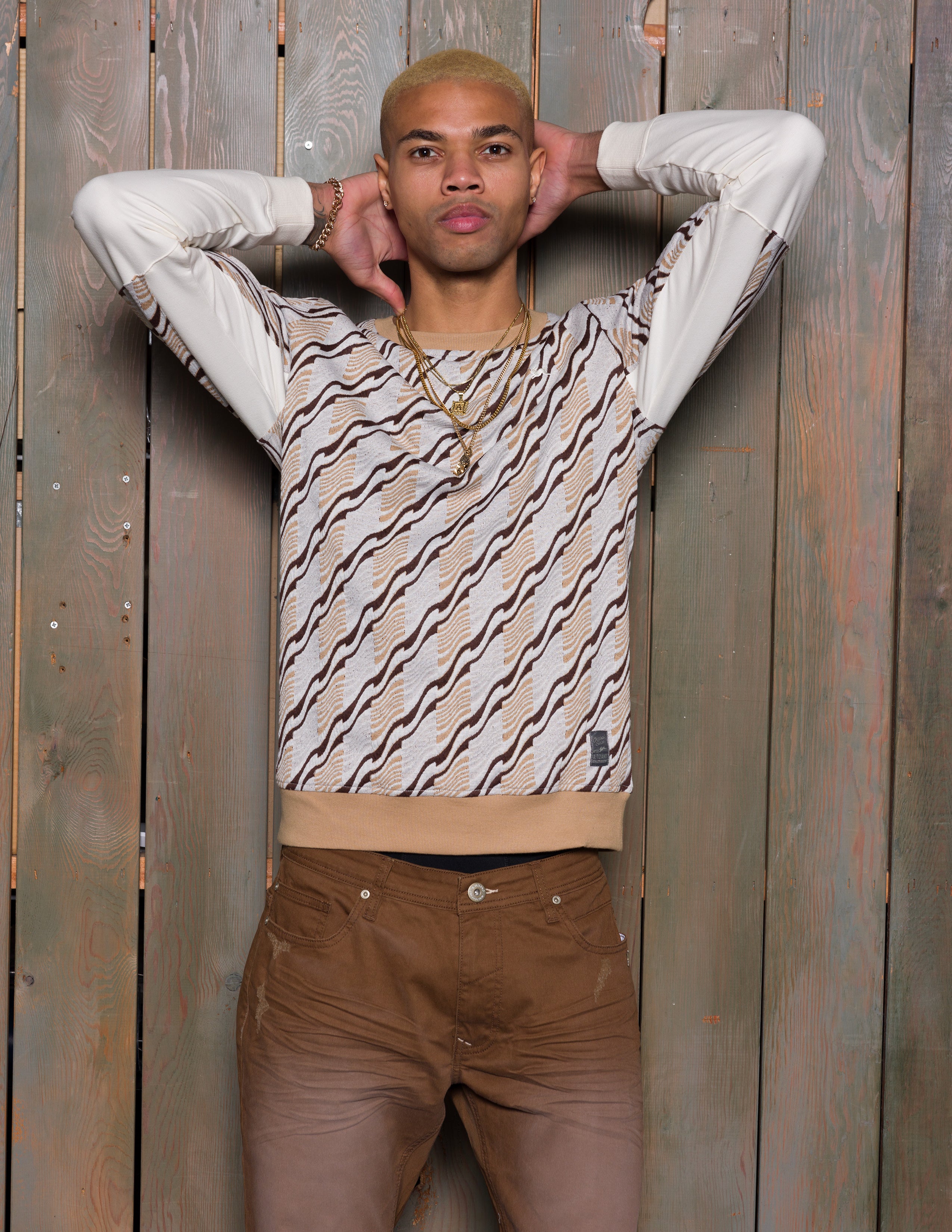 KYLEN | MENS SWEATER (CREME)