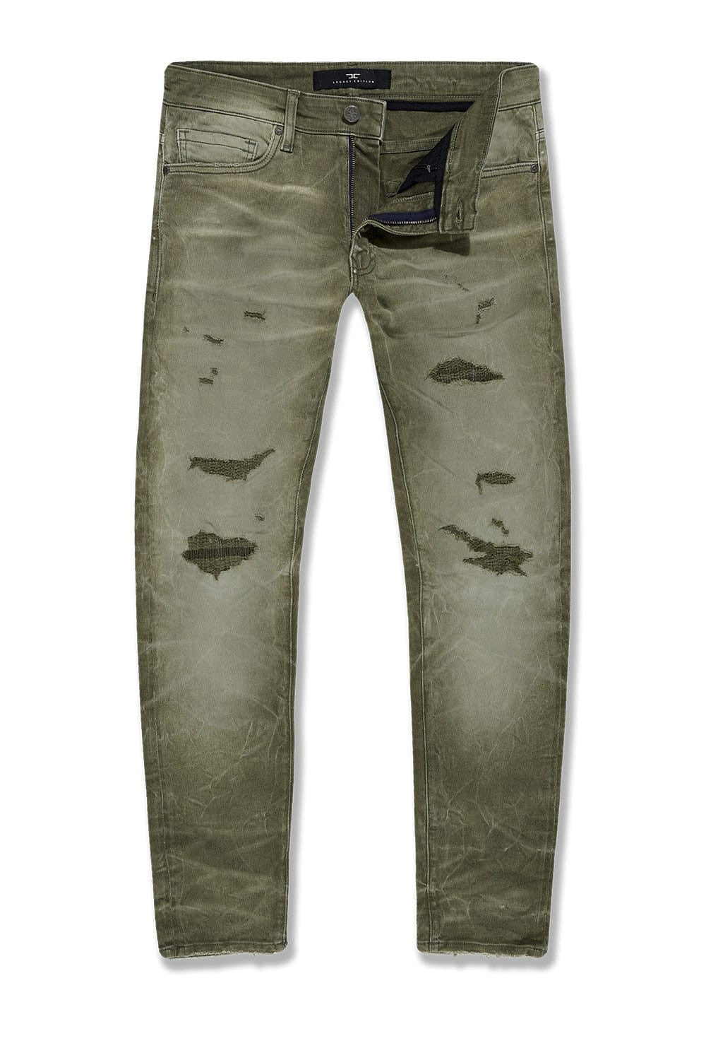 MENS JORDAN CRAIG COLLINS FIT MEADOWLANDS DENIM (OLIVE)