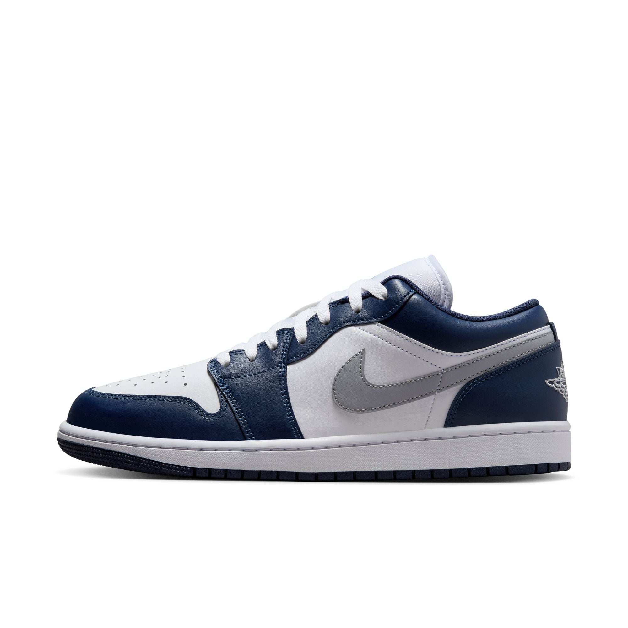 MENS AIR JORDAN 1 LOW (MIDNIGHT NAVY)