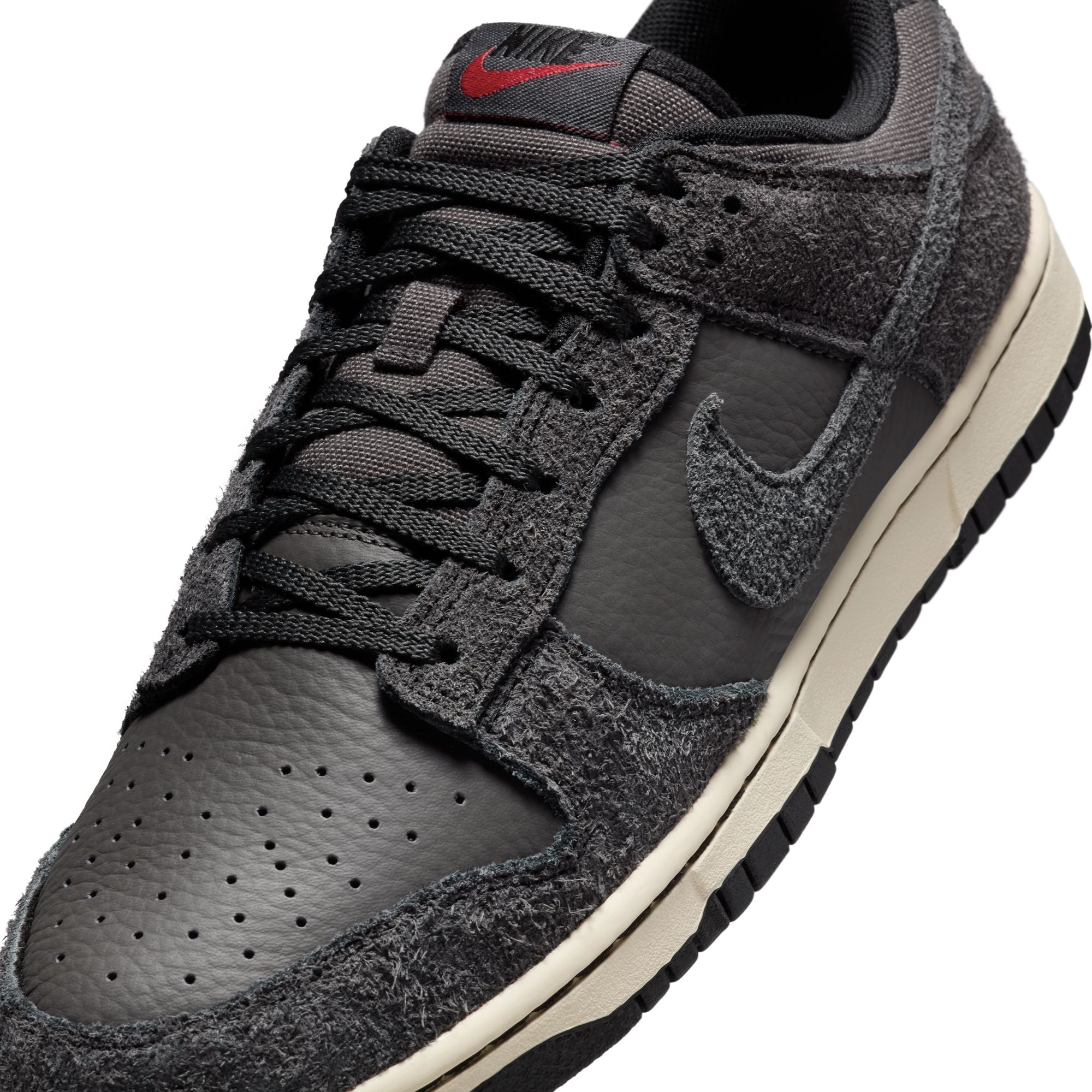 MENS NIKE DUNK LOW RETRO PREMIUM (BLACK/OFF NOIR/MEDIUM ASH/COCONUT MILK)