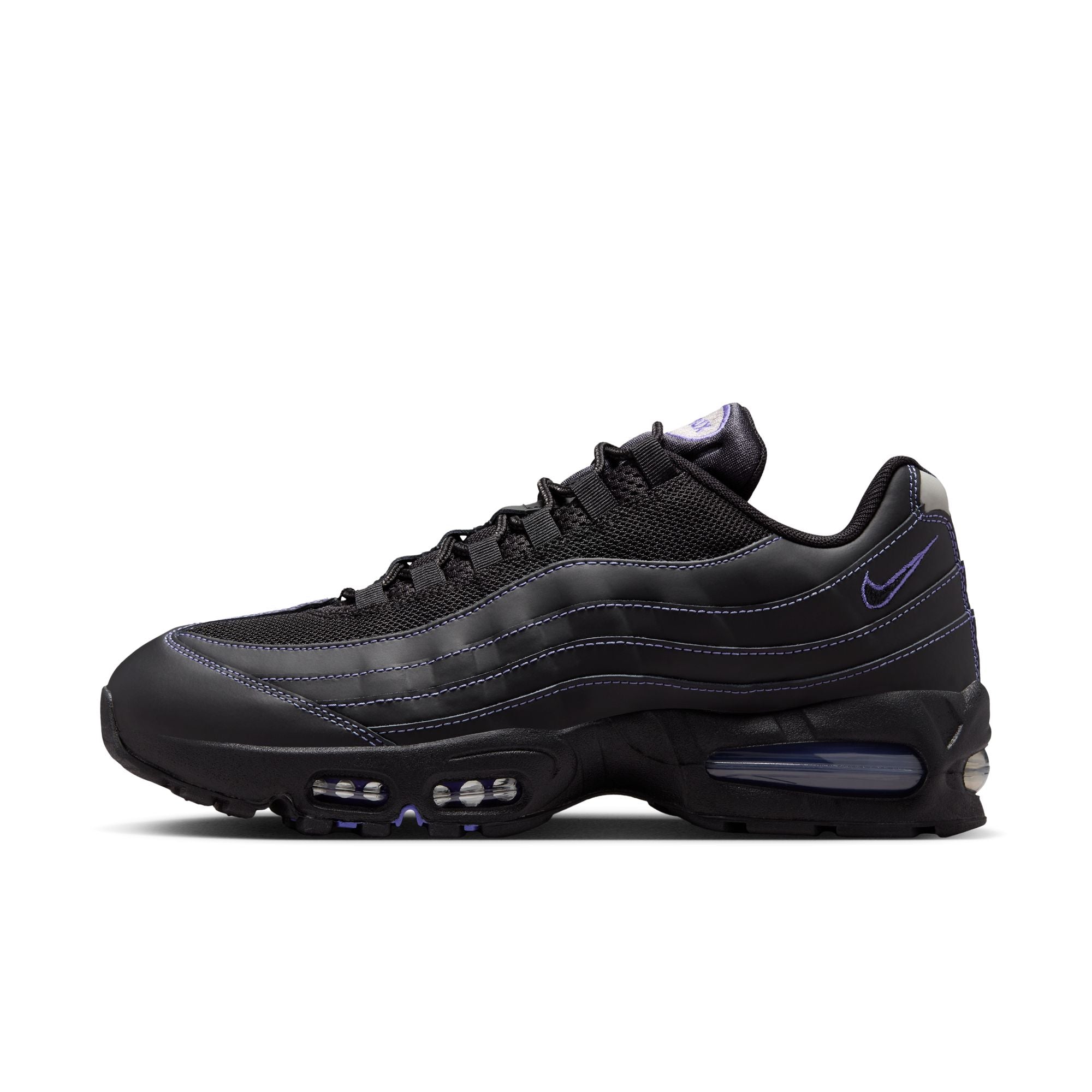 MENS NIKE AIR MAX 95 OG (BLACK/PERSIAN VIOLET/WOLF GREY)