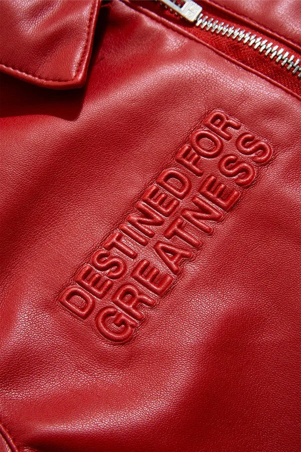 KIDS JORDAN CRAIG DESTINED FOR GREATNESS S/S SHIRT (RED)