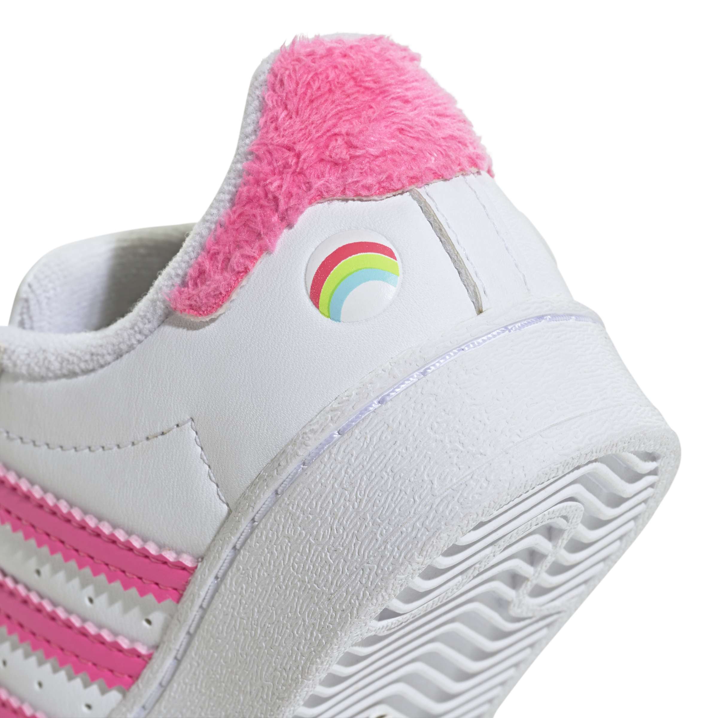 KIDS ADIDAS CARE BEARS SUPERSTAR LED LIGHTS COMFORT CLOSURE INFANT (CLOUD WHITE / LUCID PINK / BLISS PINK)