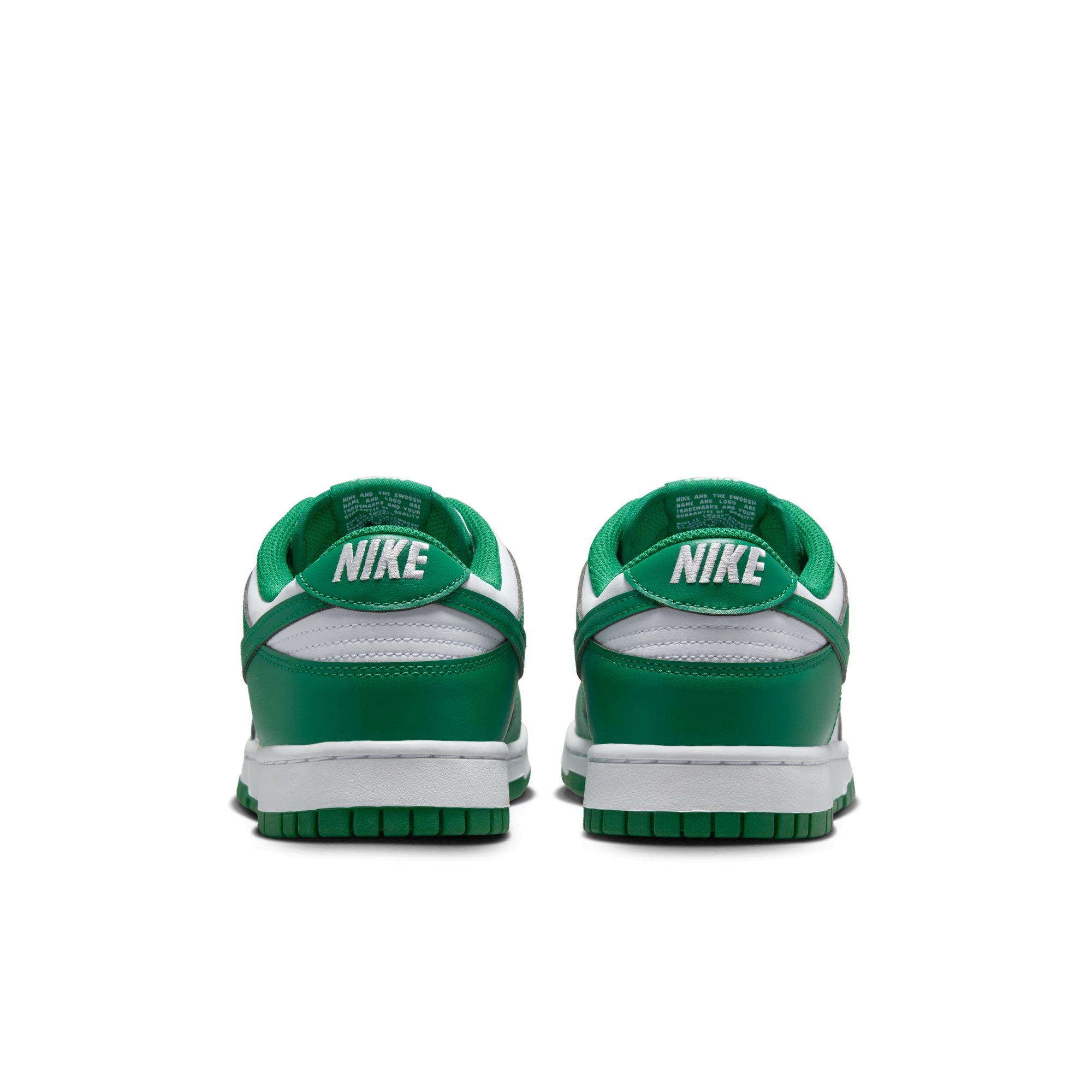 MENS NIKE DUNK LOW RETRO (WHITE/MALACHITE)