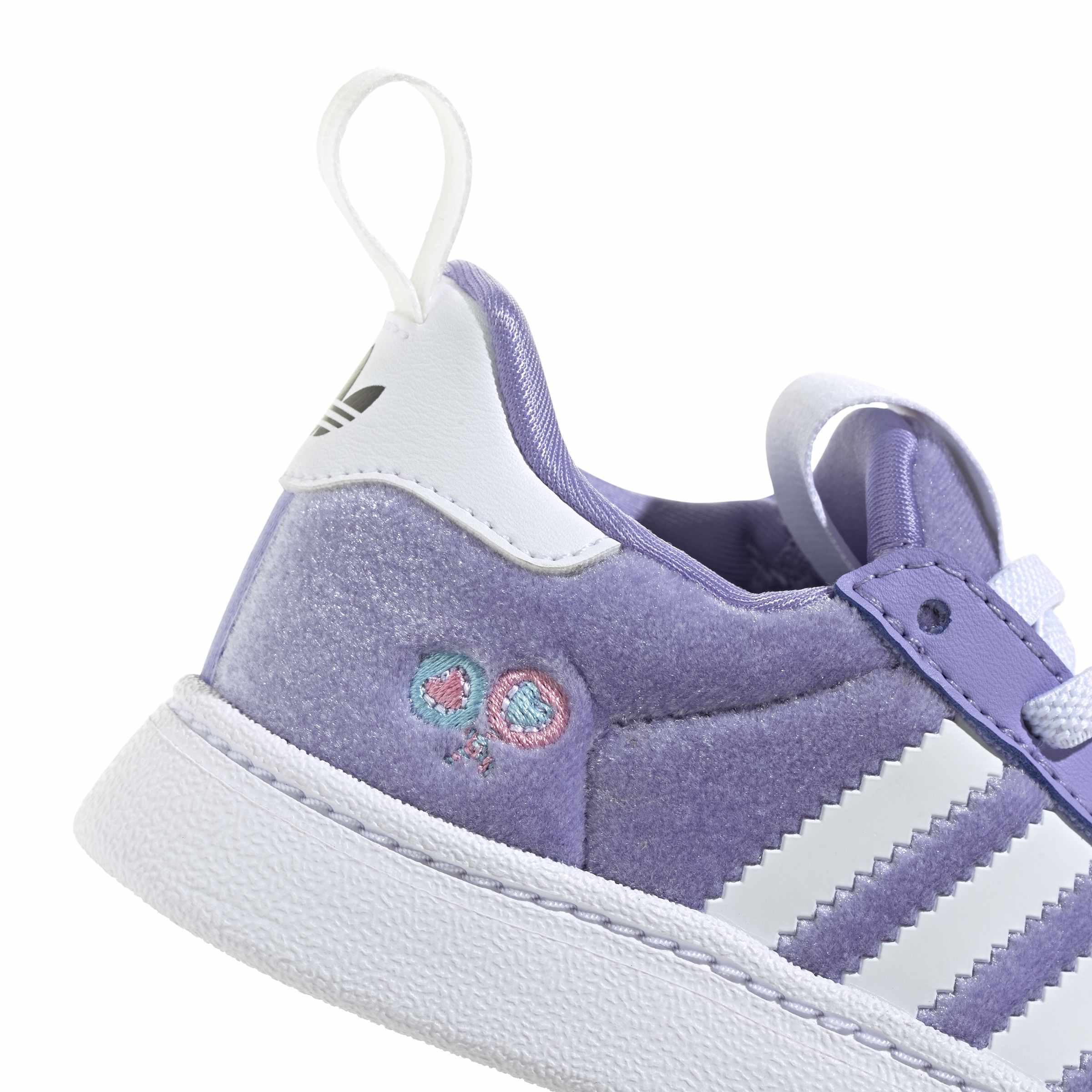 KIDS ADIDAS CARE BEARS QUICKON SUPERSTAR INFANT (LIGHT PURPLE / CLOUD WHITE / CORE BLACK)