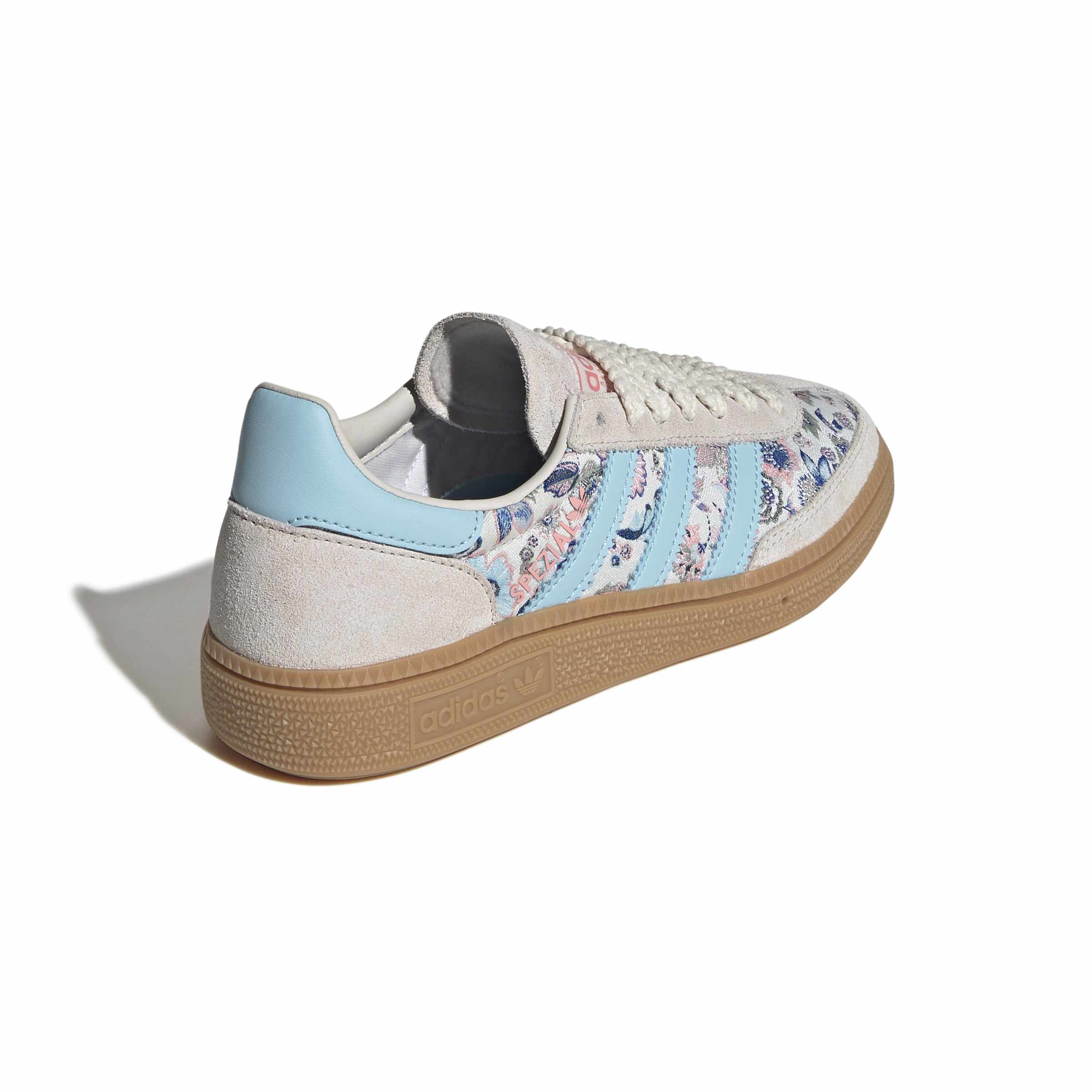 KIDS ADIDAS X LIBERTY LONDON HANDBALL SPEZIAL J (OFF WHITE/ICE BLUE)