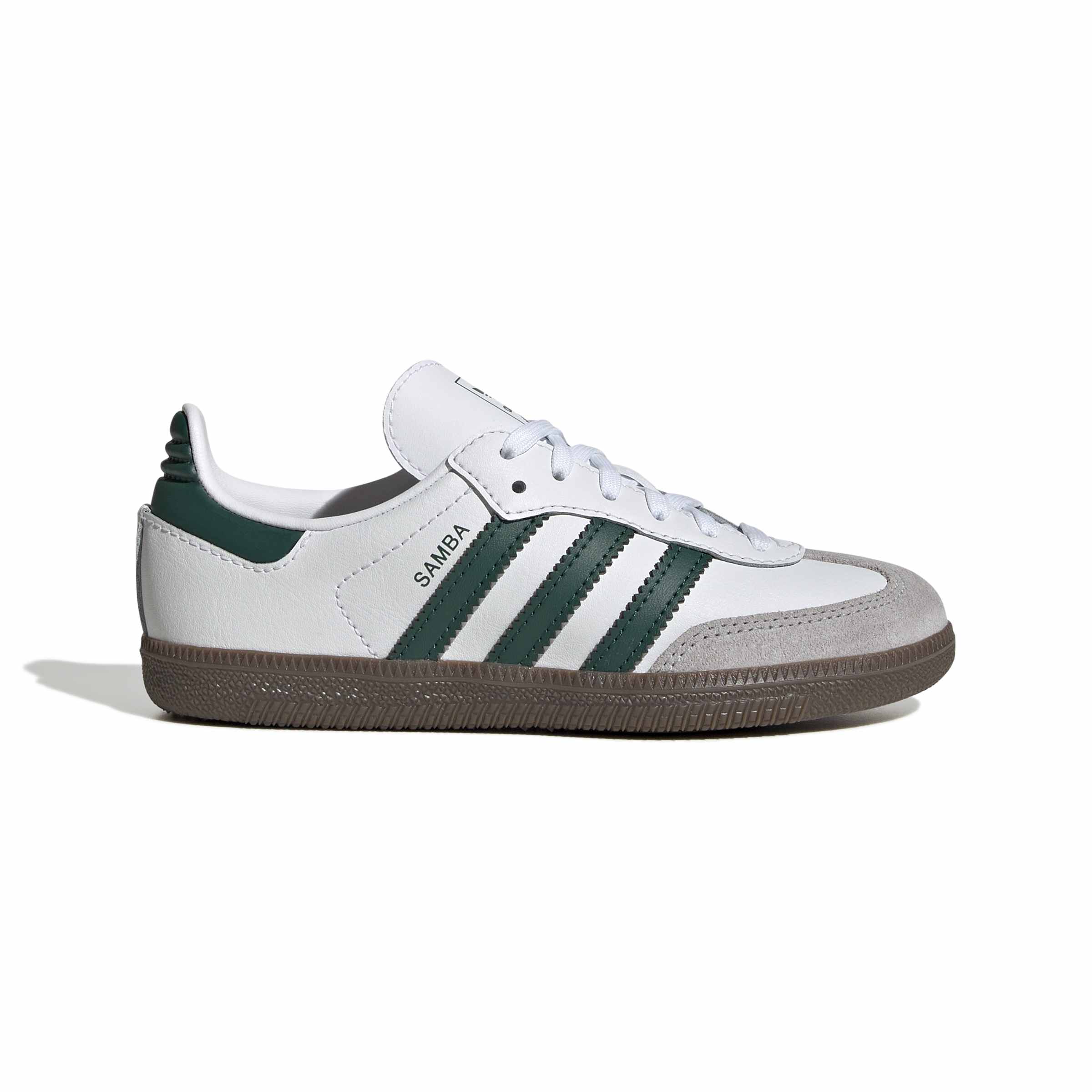KIDS ADIDAS SAMBA C (WHITE/GREEN/GUM)