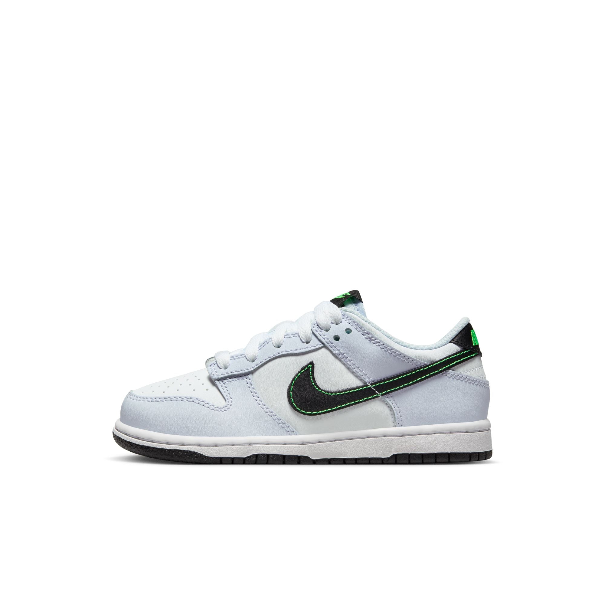 KIDS NIKE DUNK LOW PS (FOOTBALL GREY/GREEN STRIKE)