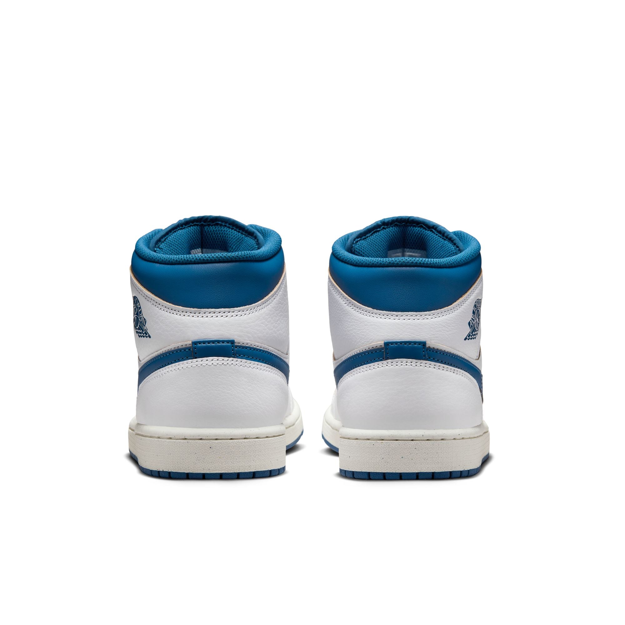 MENS AIR JORDAN 1 MID SE (INDUSTRIAL BLUE)