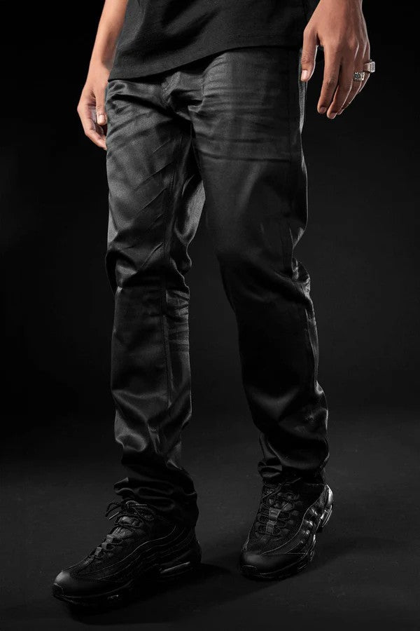 MENS JORDAN CRAIG COLLINS FIT SMOOTH CRIMINAL DENIM (JET BLACK)