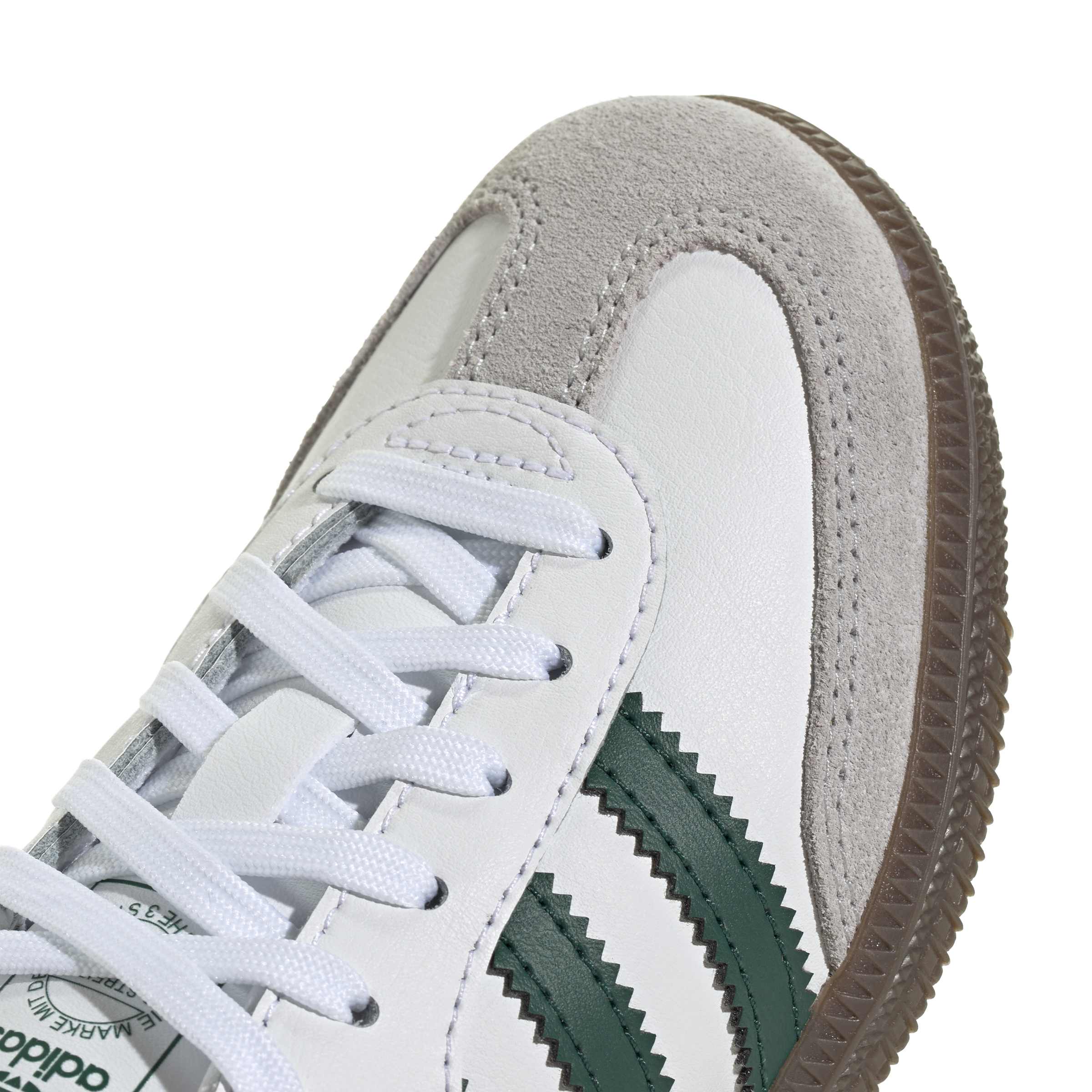KIDS ADIDAS SAMBA C (WHITE/GREEN/GUM)