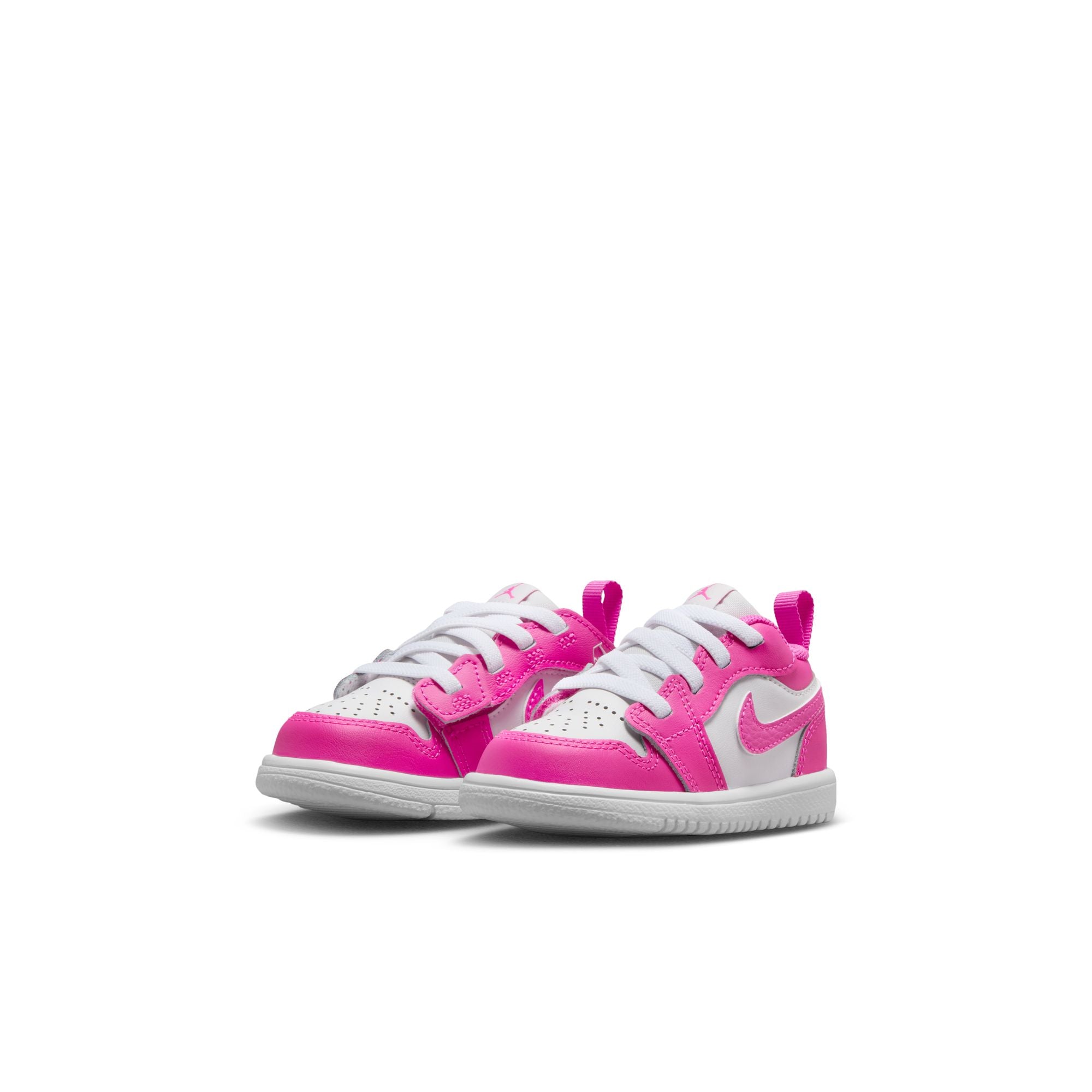 KIDS JORDAN 1 LOW ALT TD (FIRE PINK/IRIS WHISPER/WHITE)