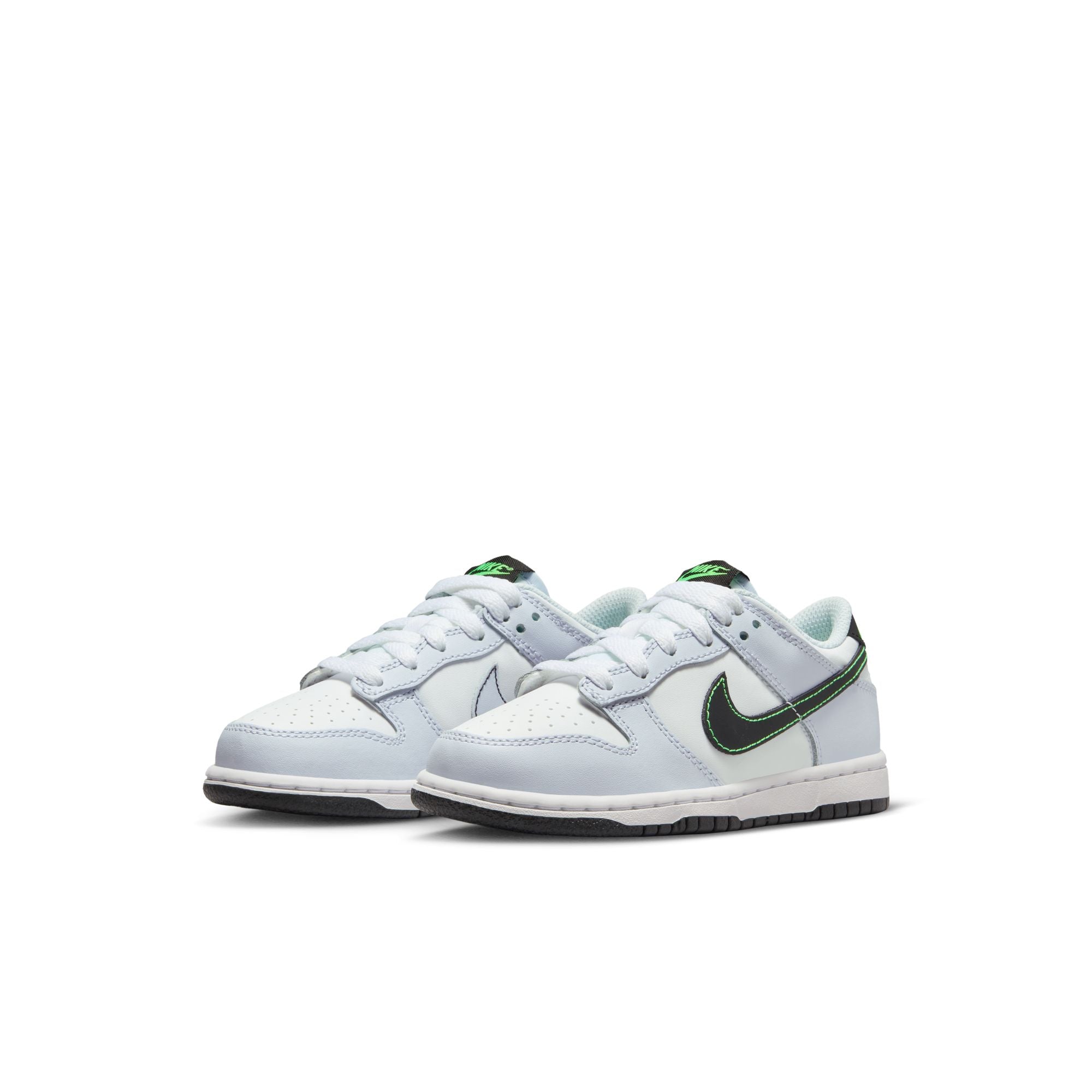 KIDS NIKE DUNK LOW PS (FOOTBALL GREY/GREEN STRIKE)