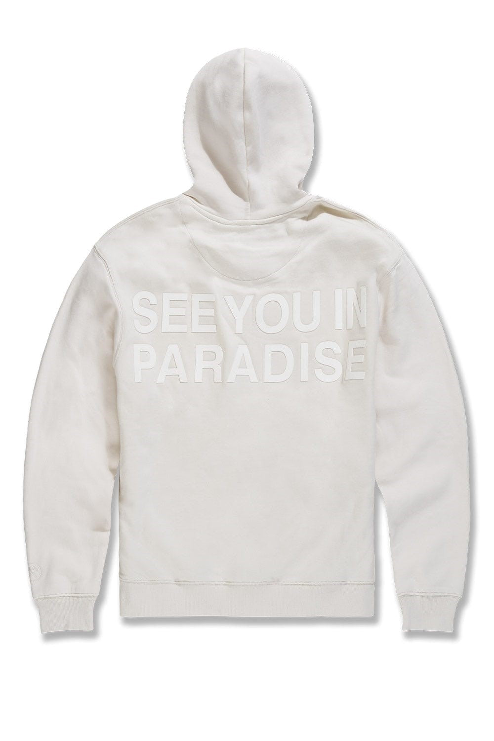 MENS JORDAN CRAIG PARADISE TONAL PULLOVER HOODIE (BONE)