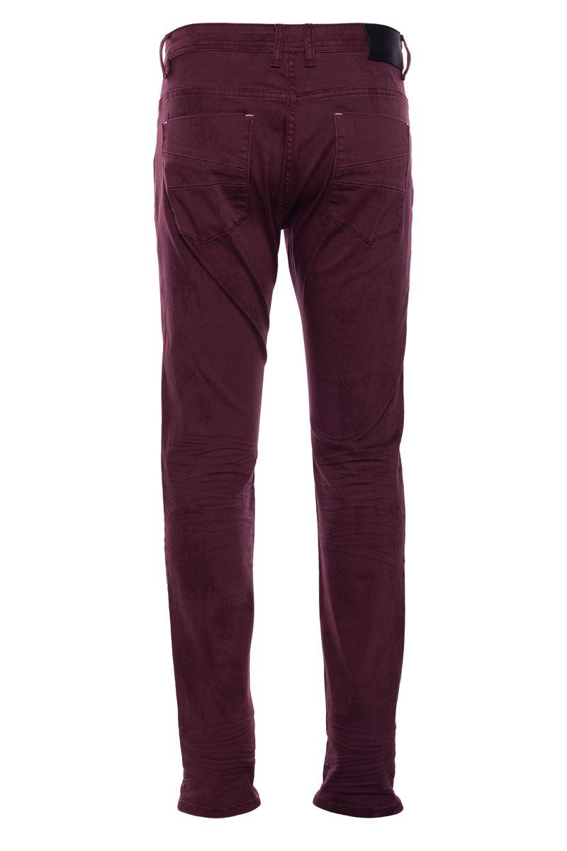 AARON | MENS TWILL JEAN (CRANBERRY)
