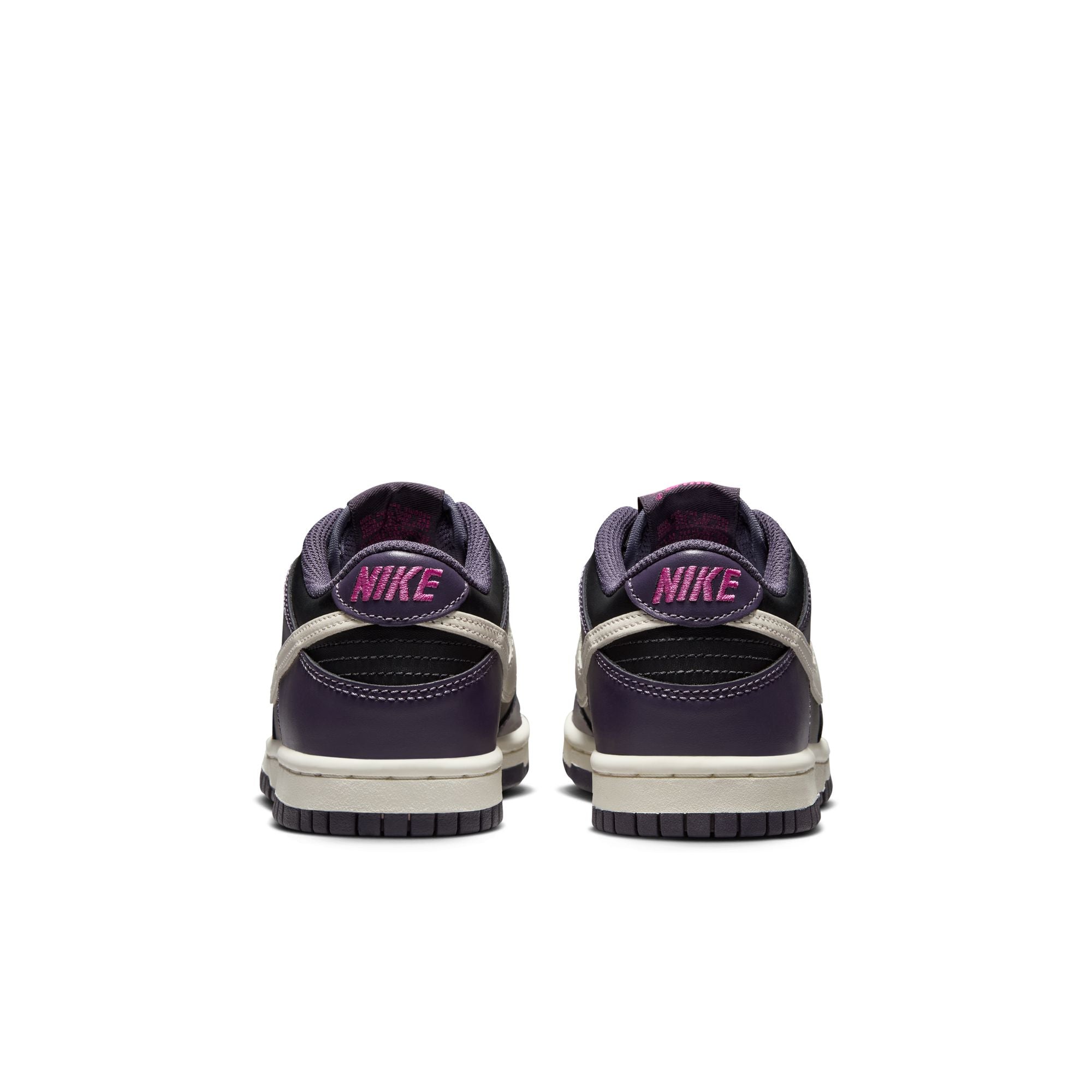 KIDS NIKE DUNK LOW GS (BLACK/PALE IVORY/DARK RAISIN/SAIL)