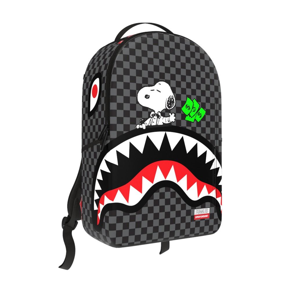 PEANUTS SNOOPY TOP SHARK MONEY DLXSV BACKPACK