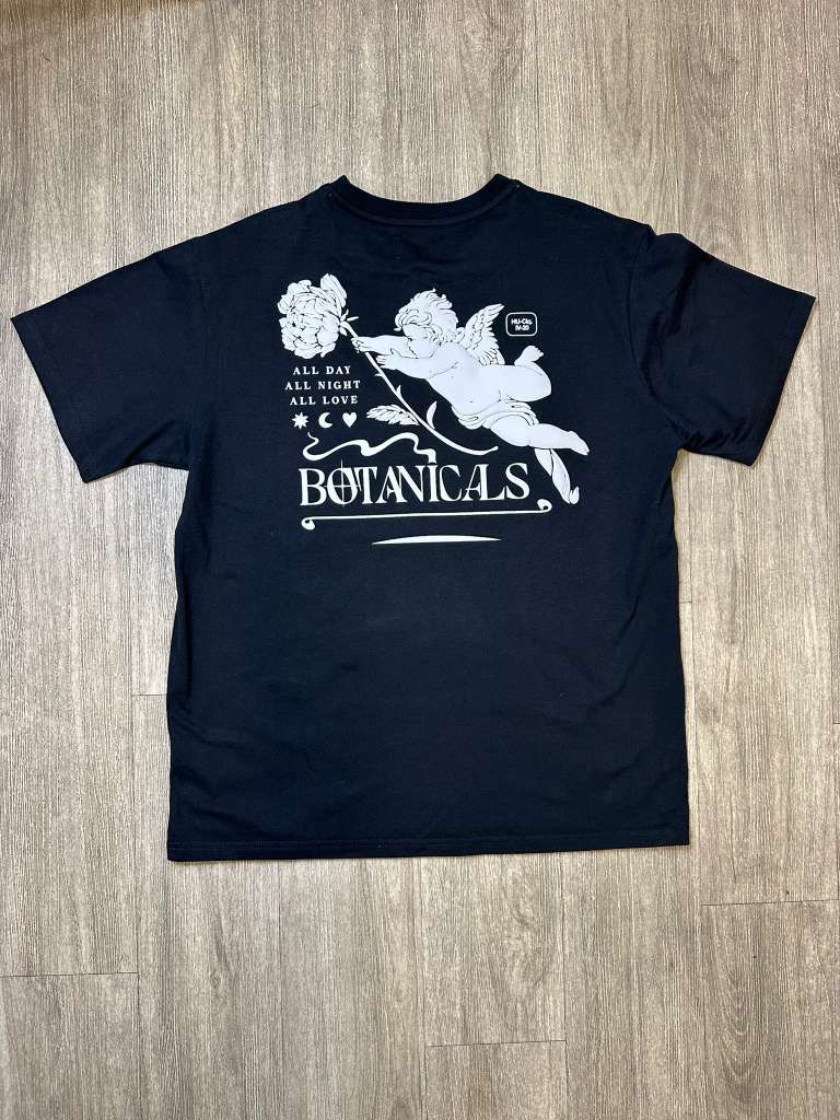 MENS HIGHLY UNDRTD CLEAN PUFF ANGEL SHIRT (BLACK)