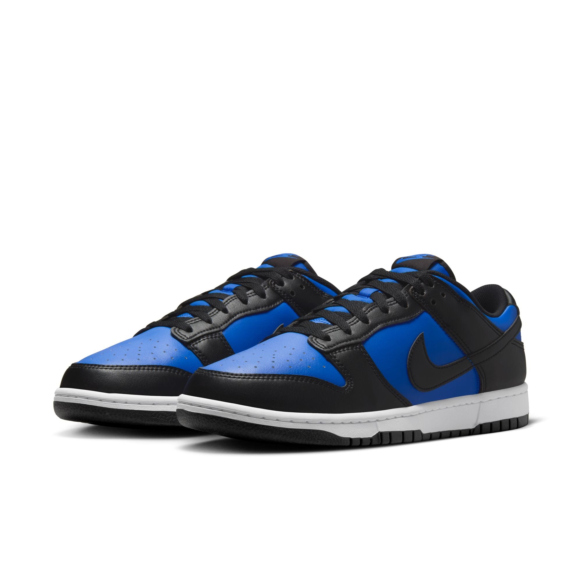 MENS NIKE DUNK LOW RETRO (HYPER ROYAL/BLACK/WHITE)