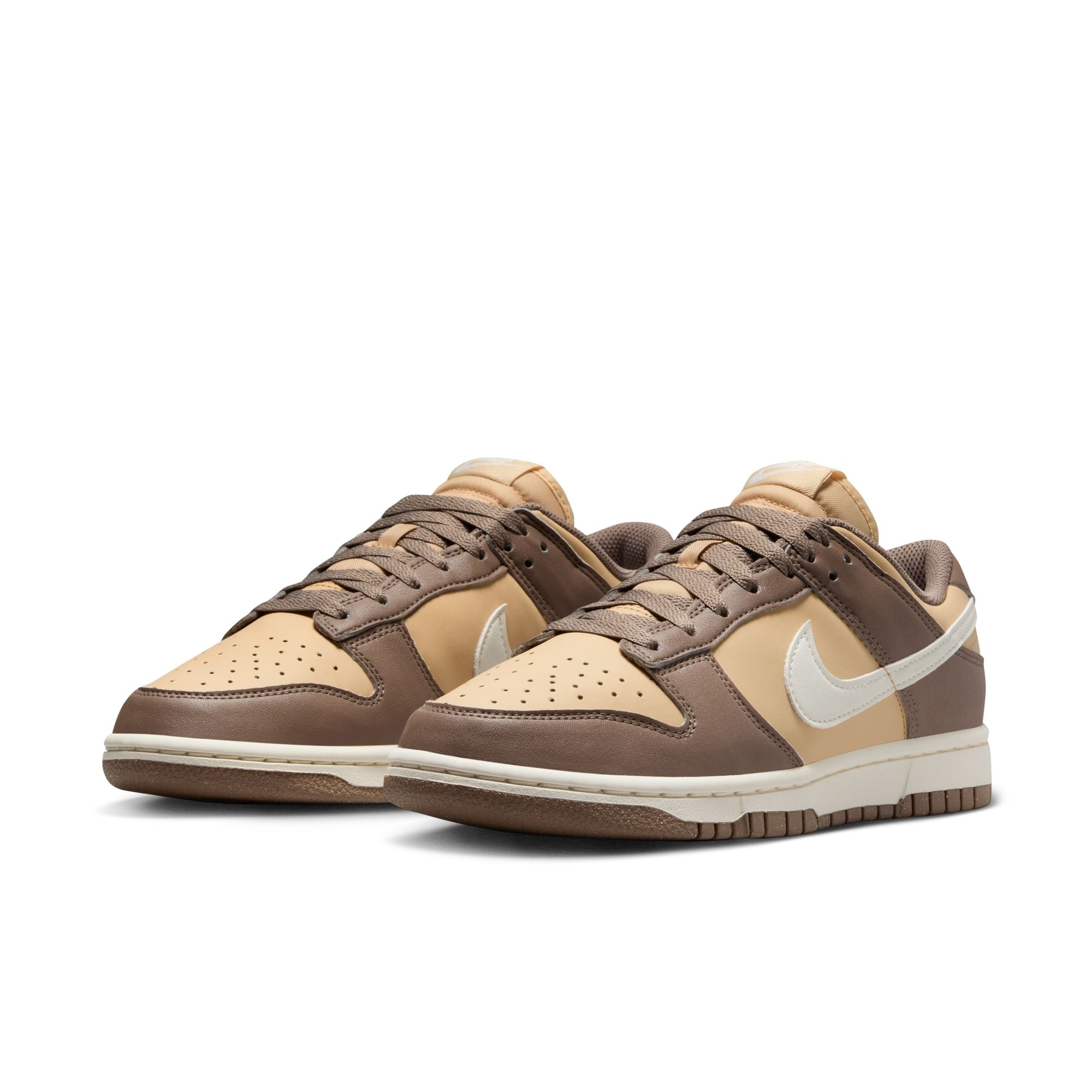 WOMENS NIKE DUNK LOW NEXT NATURE (MINK BROWN/SAIL/SESAME/COCONUT MILK)