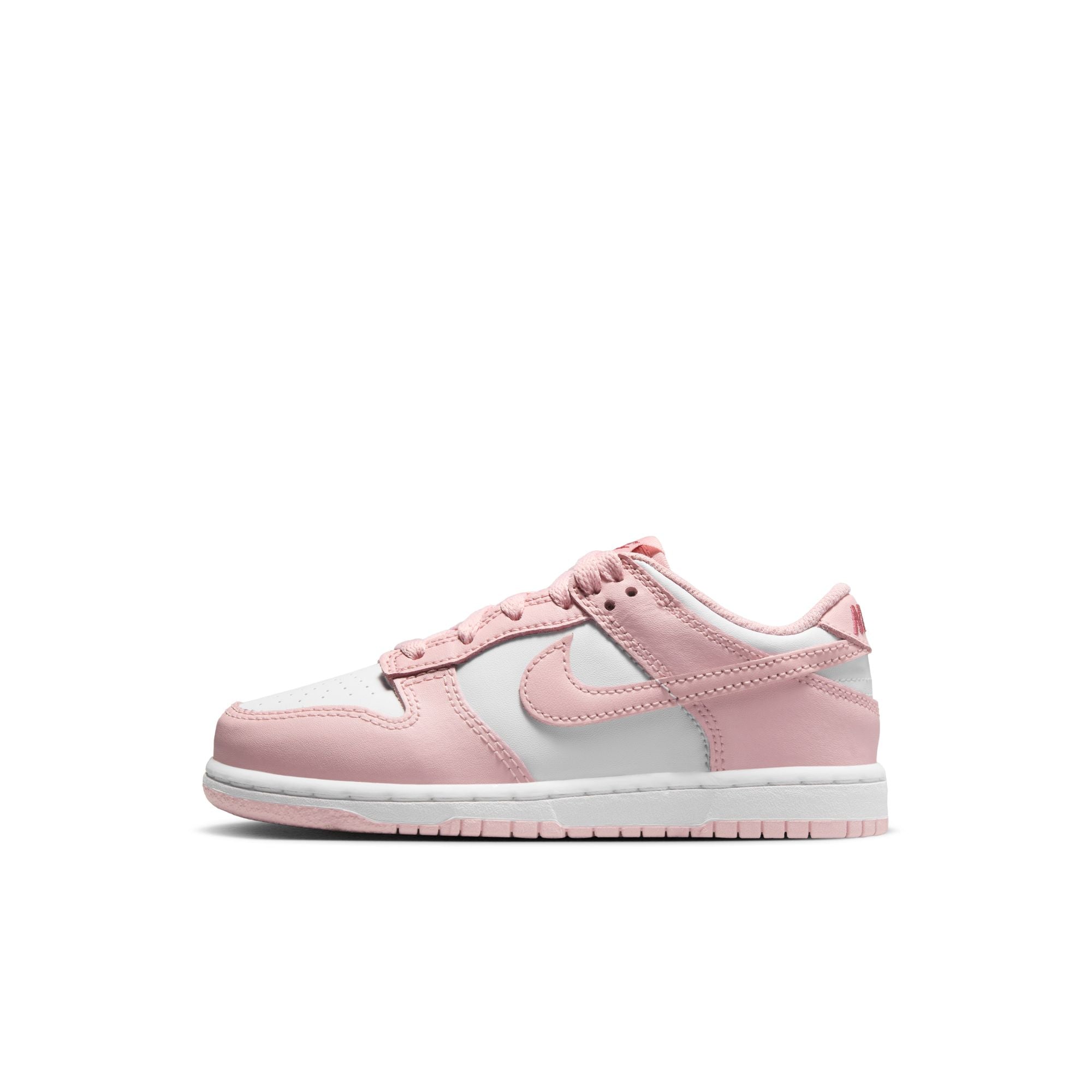 KIDS NIKE DUNK LOW BP (PINK GLAZE)