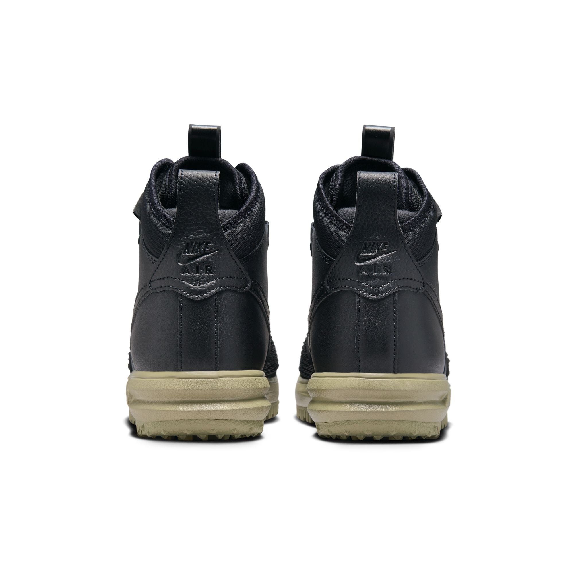 MENS NIKE LUNAR FORCE 1 DUCKBOOT (BLACK/NEUTRAL OLIVE)