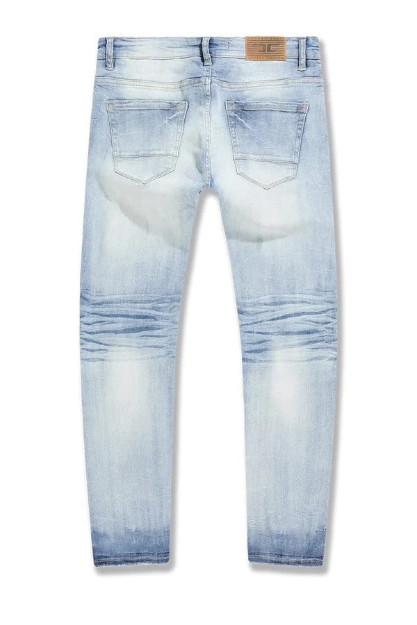 MENS JORDAN CRAIG COLLINS FIT FOUNDRY DENIM (ICED LAGER)