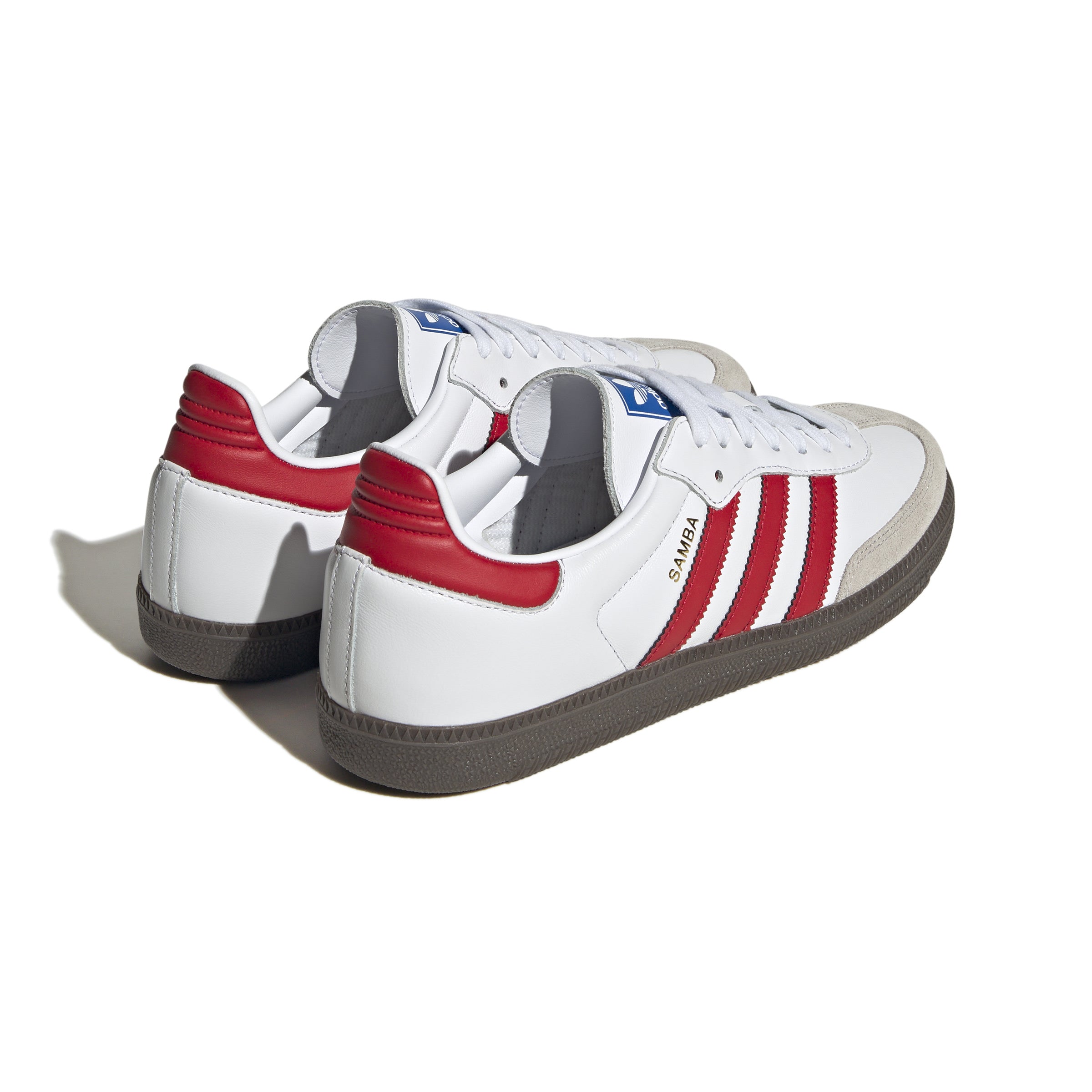 MENS ADIDAS SAMBA OG (CLOUD WHITE / BETTER SCARLET / SUPPLIER COLOUR)