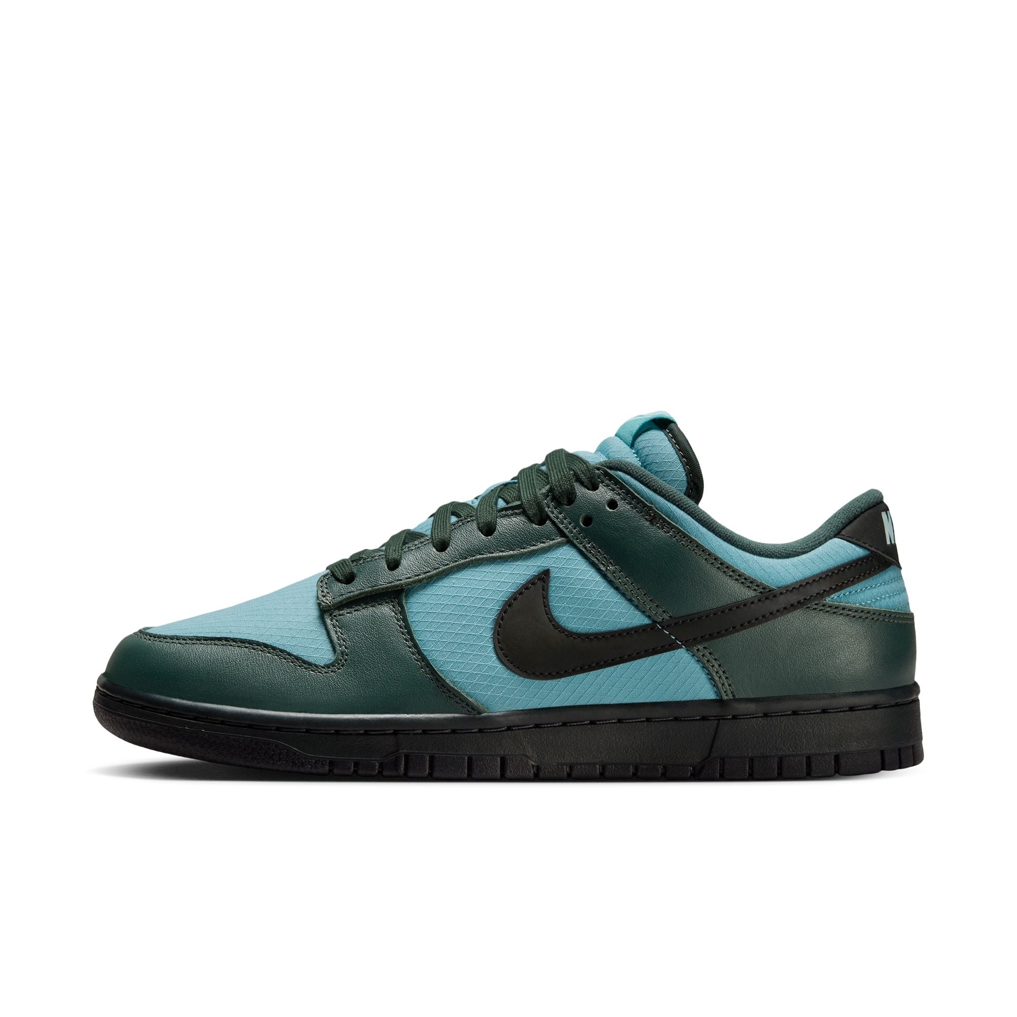 MENS NIKE DUNK LOW RETRO SE (VINTAGE GREEN/BLACK/DENIM TURQ)