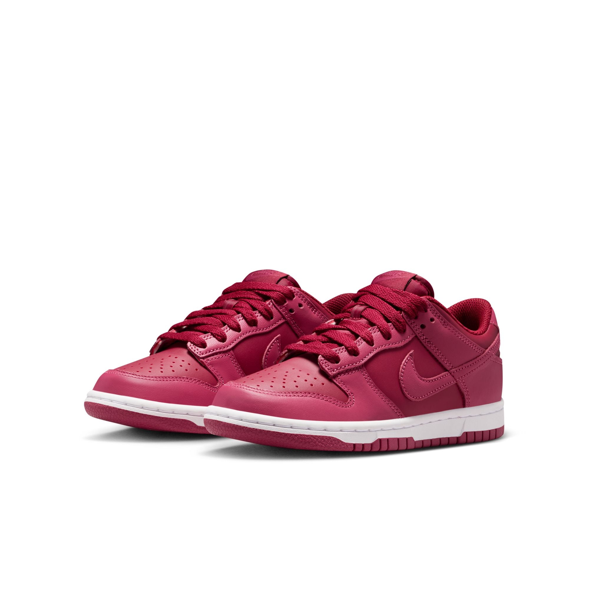 KIDS NIKE DUNK LOW GS (TEAM RED/SWEET BEET/WHITE)
