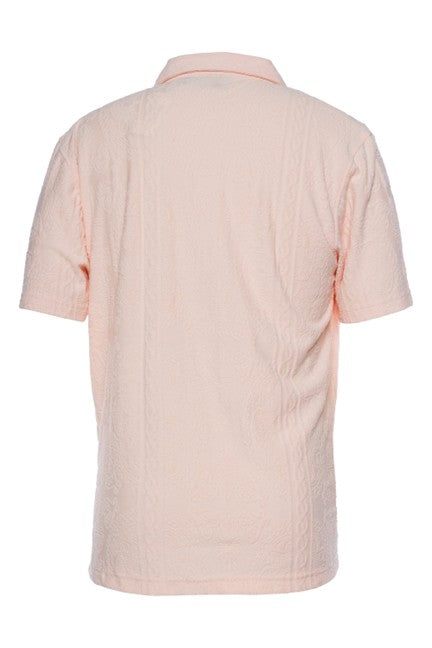 ASTON | MENS BUTTON UP (PALE PEACH)